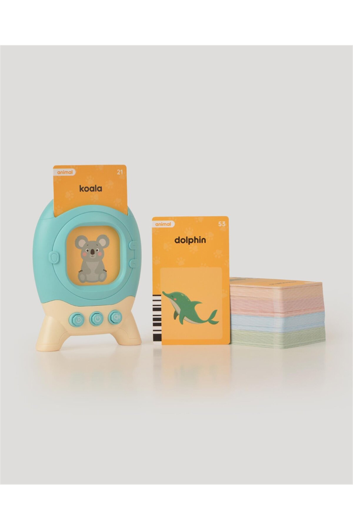 let's be child Öğretici Ingilizce Konuşan Flash Kartlar Mavi fotoğrafı 3 (önizleme)