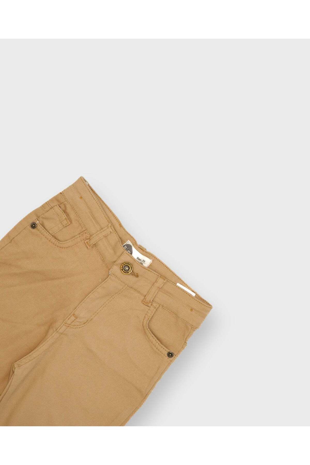 rg kidsstore-Pantaloni tăiați morcov din țesătură gabardină pentru copii 6