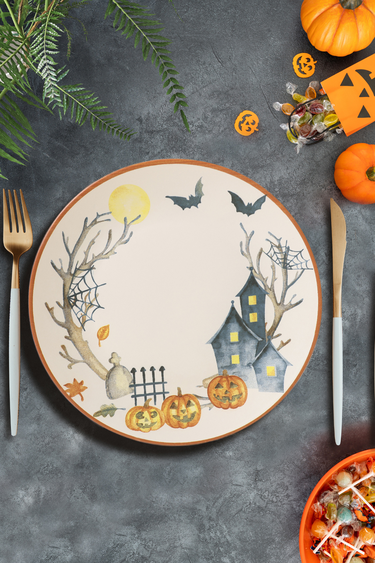 Halloween Serving Plate 26 Cm 22289
