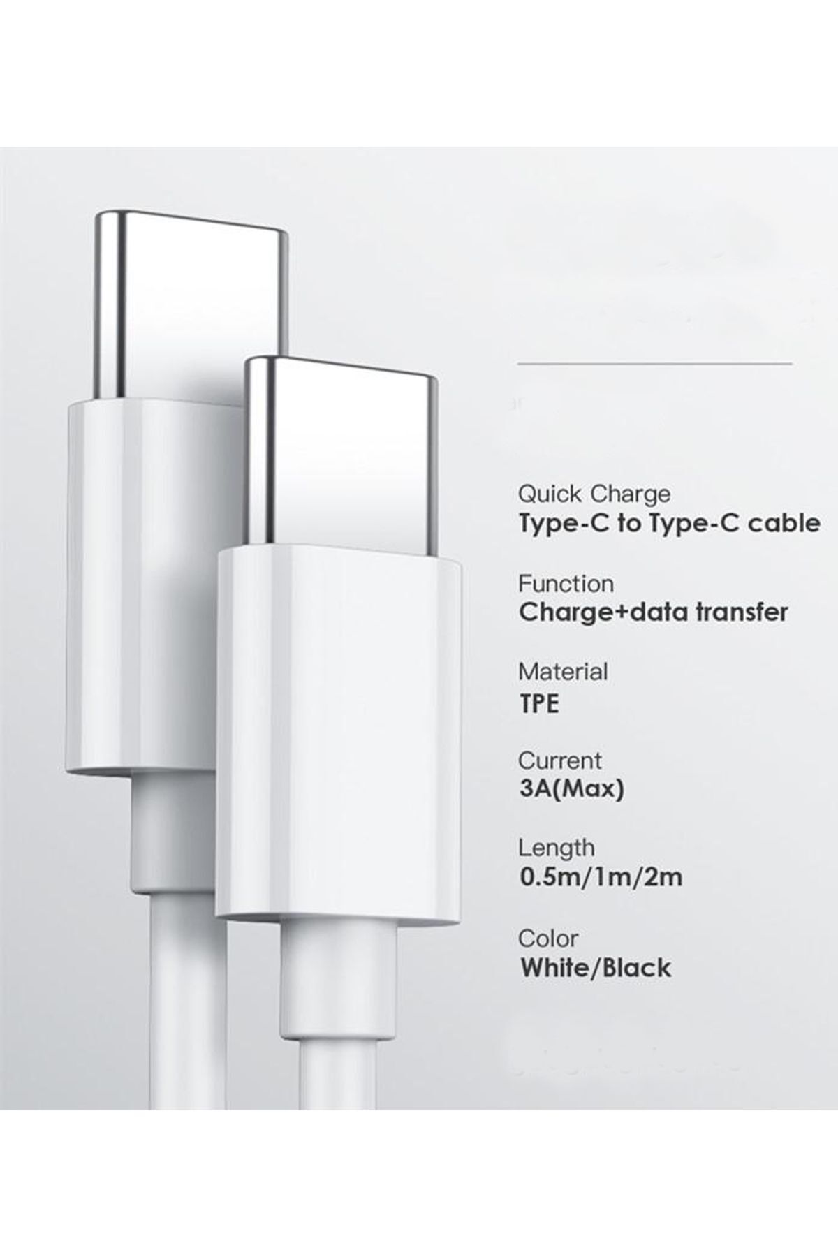 EVAX Samsung/apple/xiaomi/huawei Uyumlu Pd Usb-c To Usb-c Kablo