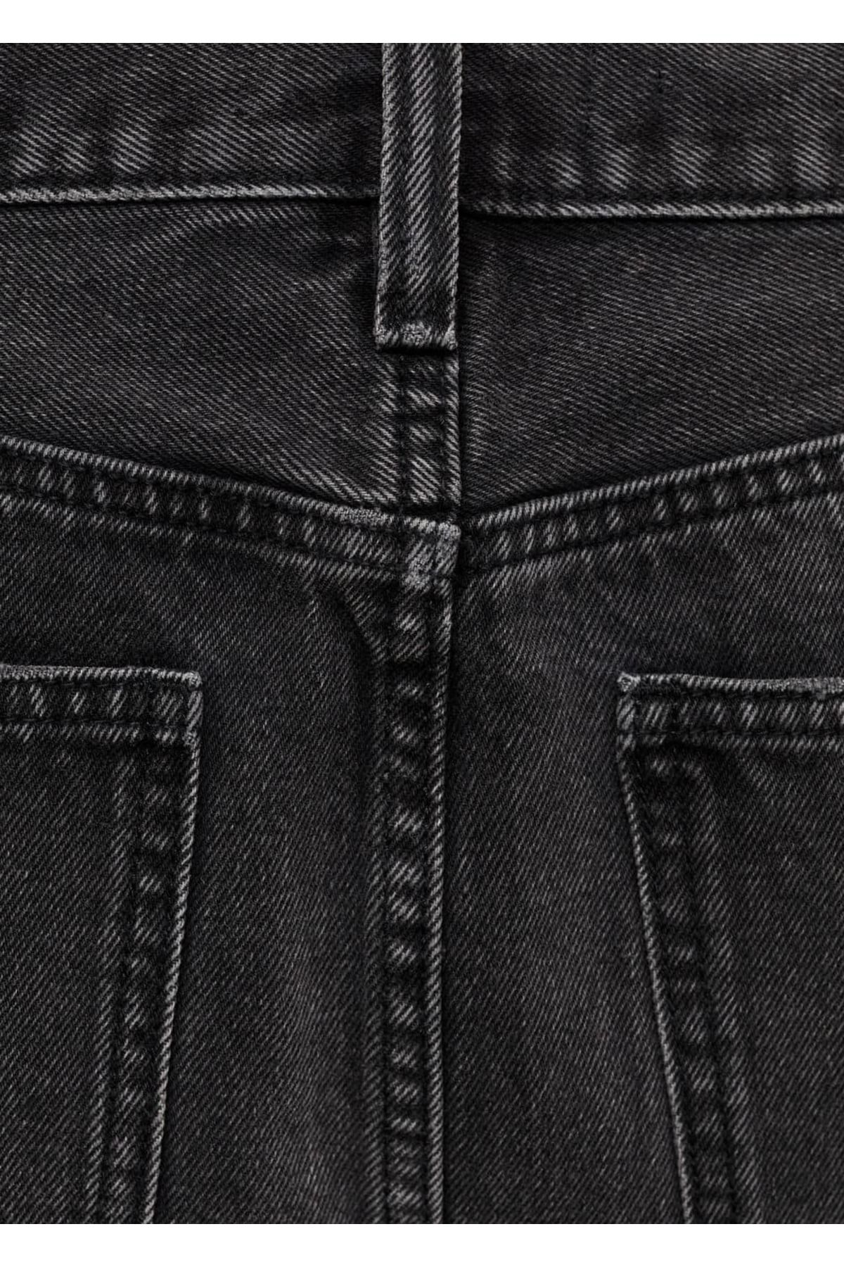MANGO Woman-Seamless Denim Miniskirt with a Edge 8