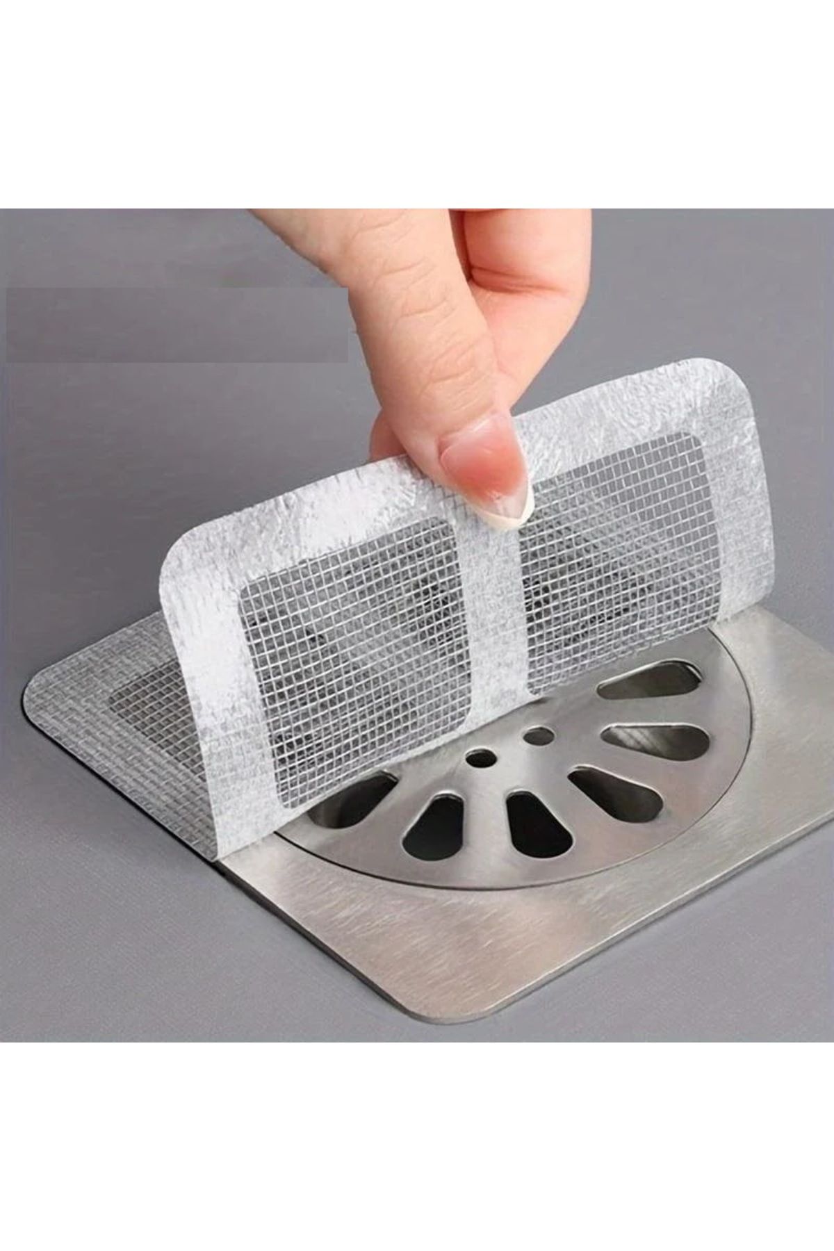 FMHome-10 Pieces Bathroom Shower Drain - Strainer, Cover, Hair Tuy Bristle Collector Protection Net 1