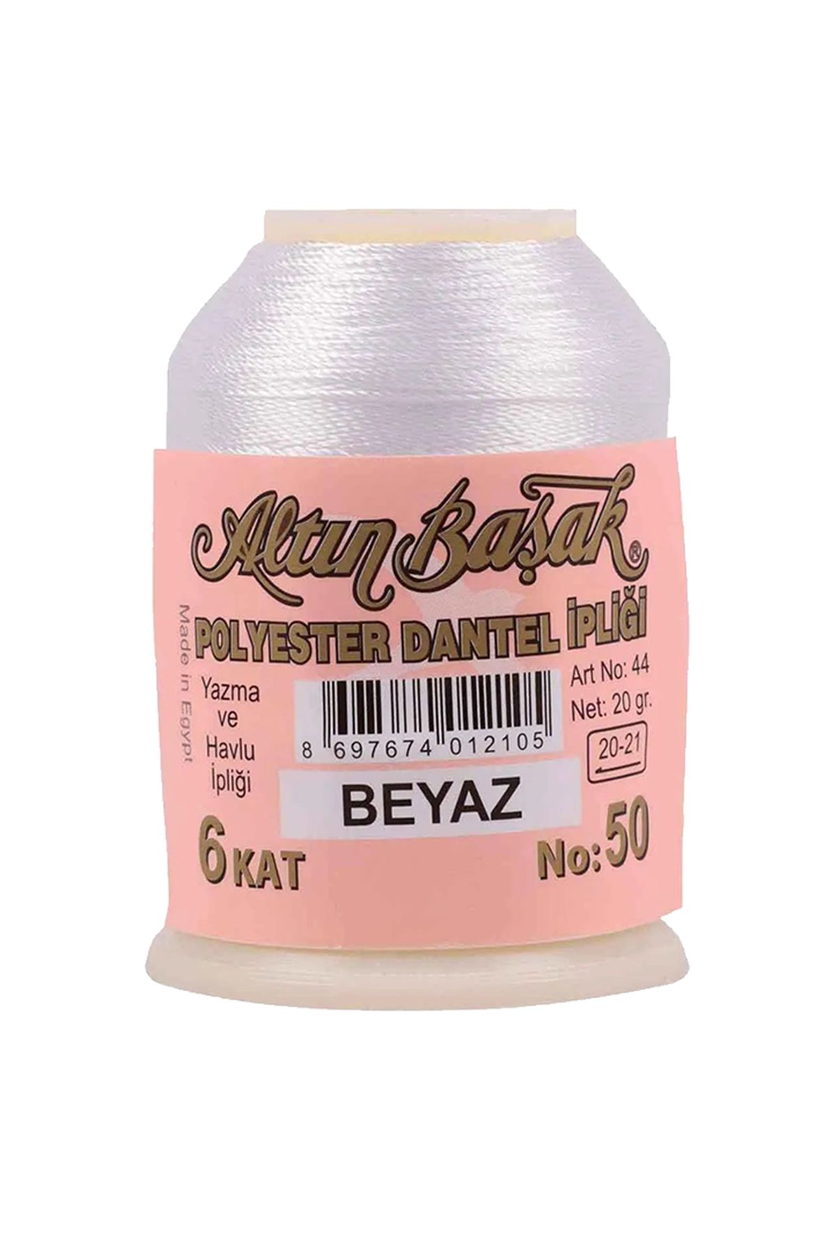 BirdoluSepet Altınbaşak Oya ve Dantel İpi 20 gr - Royaleks - No: BEYAZ