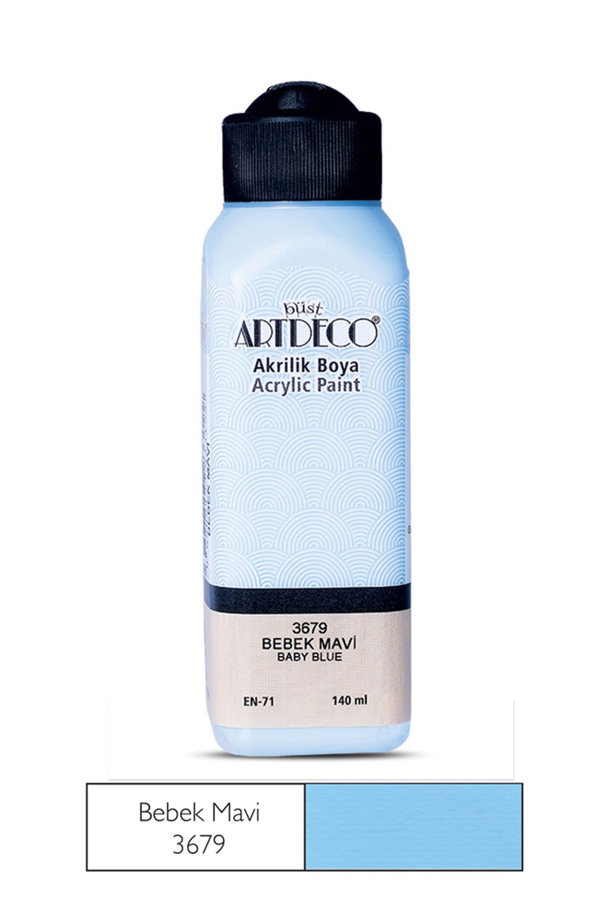 Take and Happy Artdeco Akrilik Boya 140 Ml Bebek Mavi