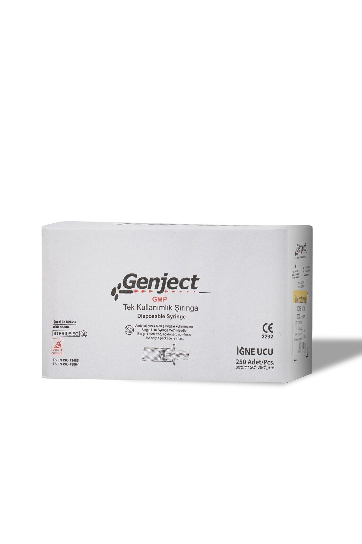 Genject Mezoterapi Iğnesi 30g X 4mm 1 Kutu (250 Adet)