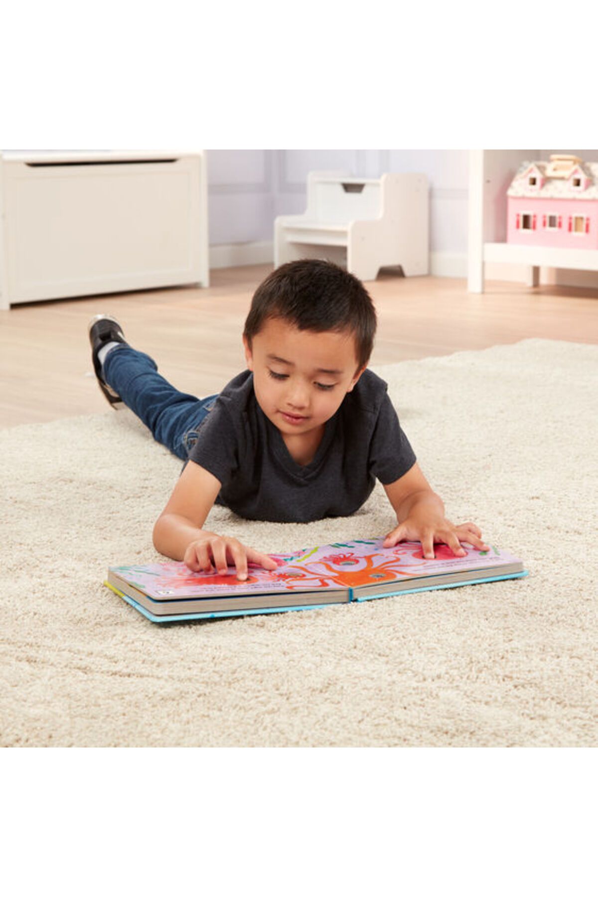 کتاب های فعالیت و آموزشی Melissa Doug ملیسا داگ پوک دات تعاملی چه کسی در اقیانوس Melissa & Doug