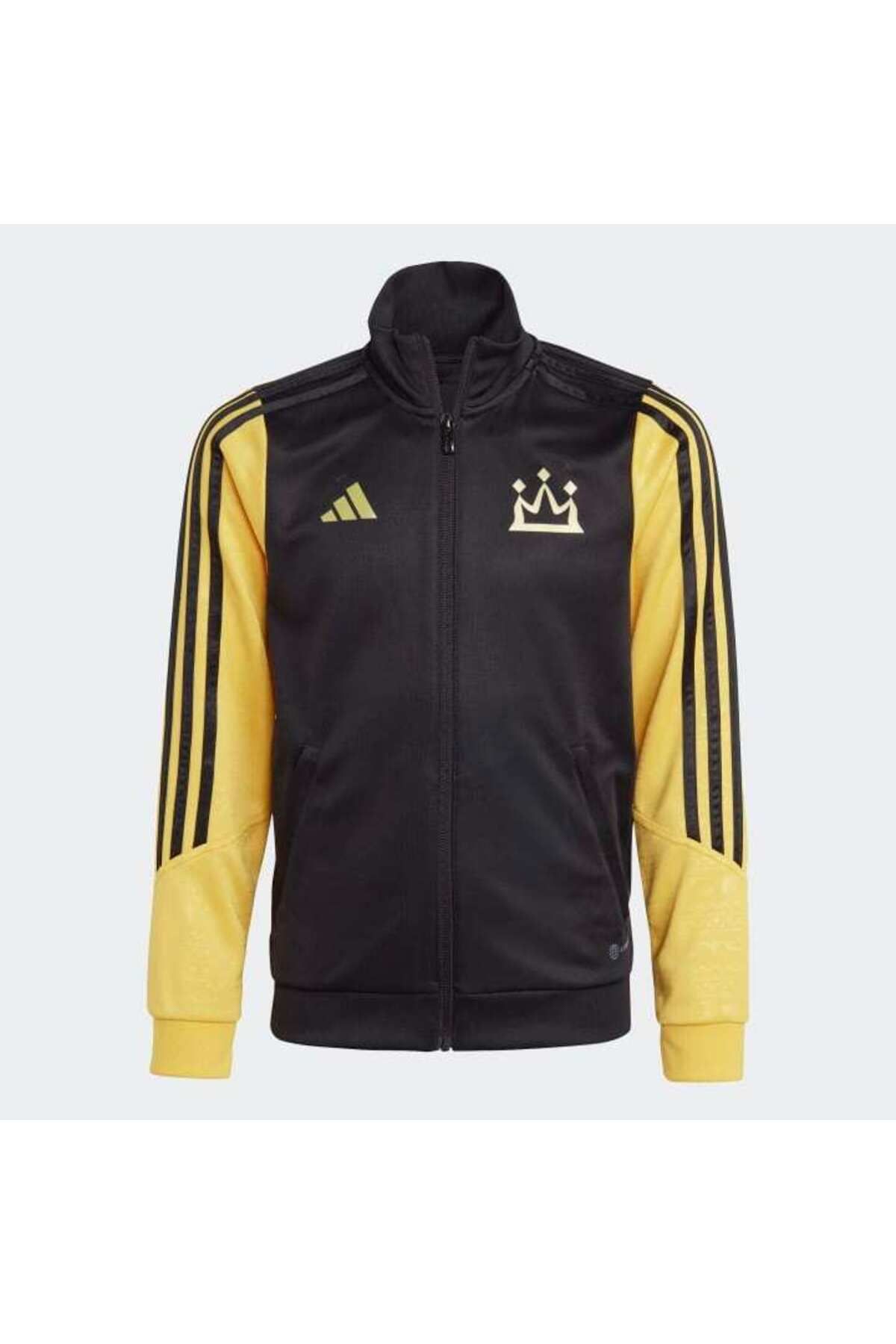 Adidas black and gold track jacket hotsell