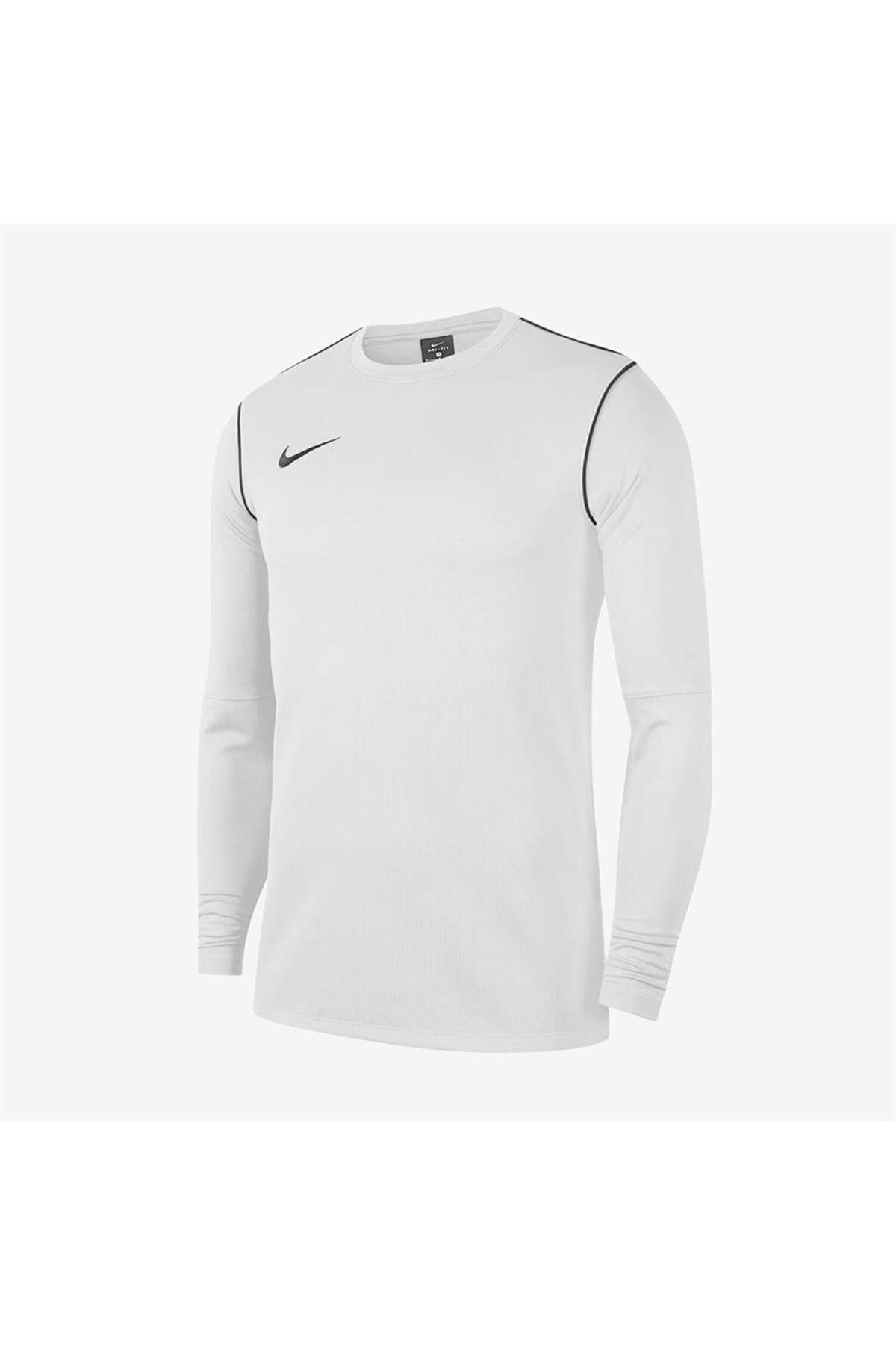 Nike Erkek Futbol Uzun Kollu Tişört Dry Park20 Crew Top BV6875-100 Beyaz