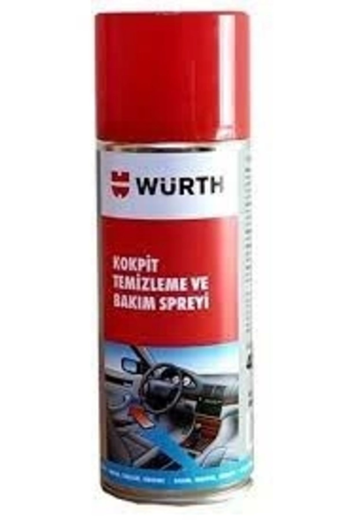 Würth Sprey Tampon Boya Ral9005 Mat Siyah 400 ml