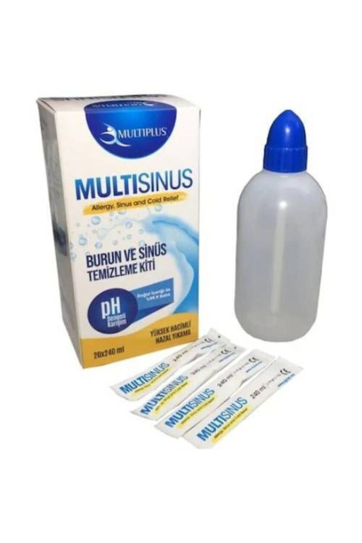 Multiplus Burun Ve Sinüs Temizleme Kiti 60x240 Ml 60 Adet Solüsyon