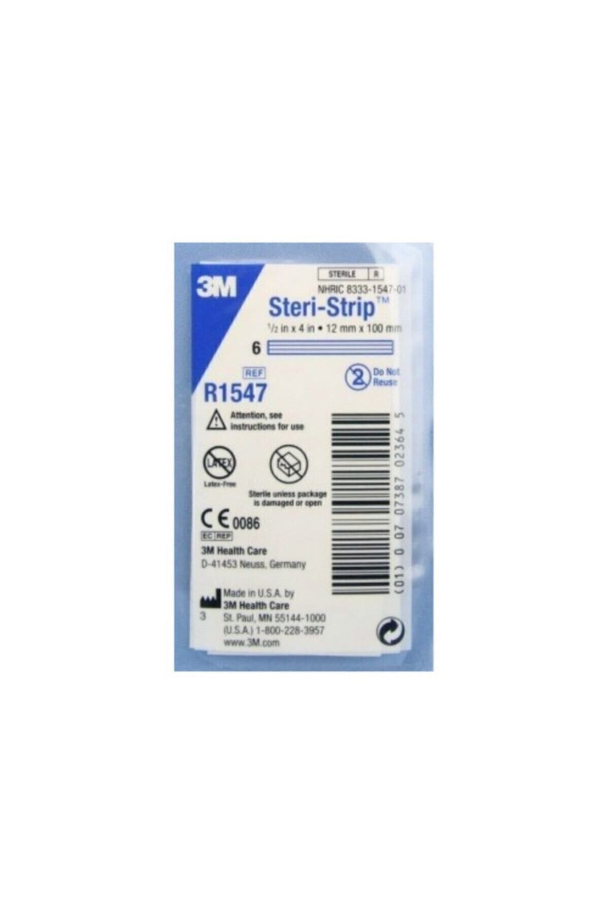 3M Steri-strip Dikiş Bandı 12mm X 100mm R1547 1 Poşet