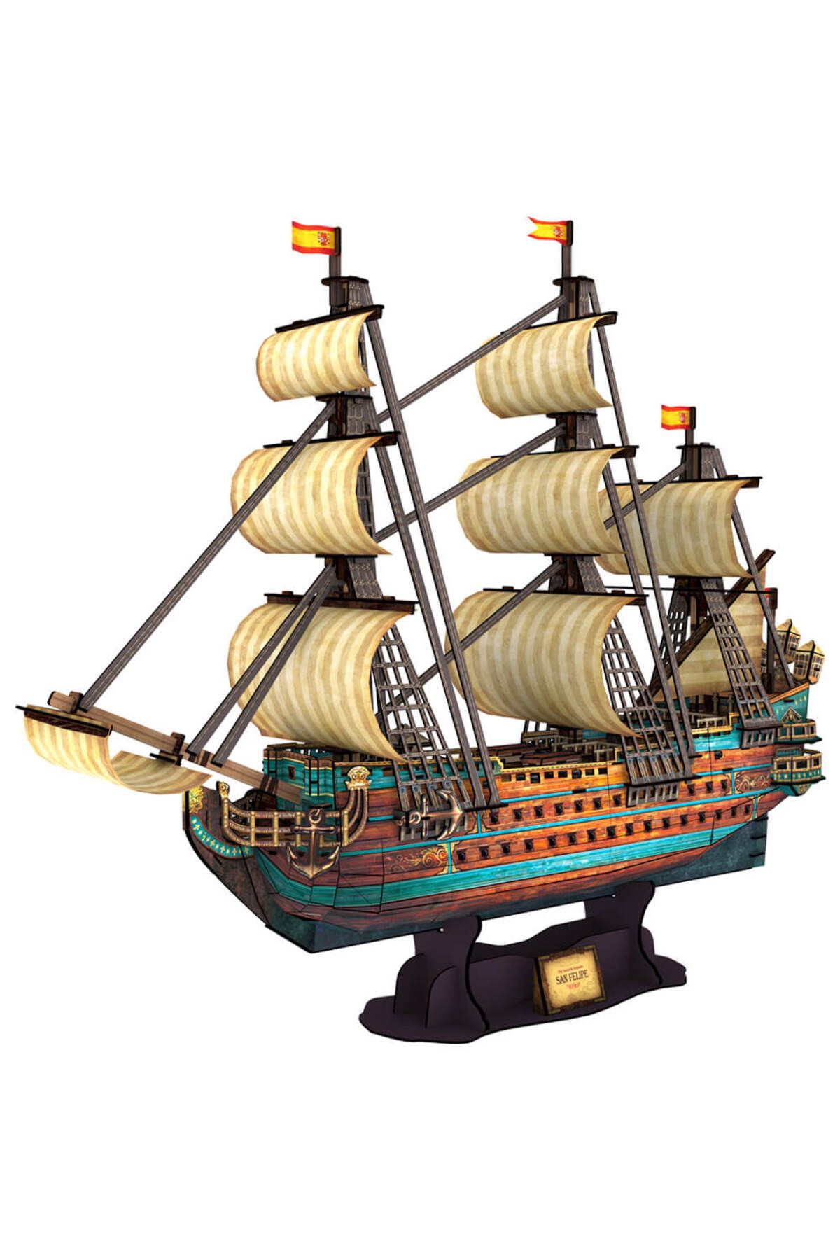 Cubic Fun-3d 248 piece puzzle san felipe ship 1