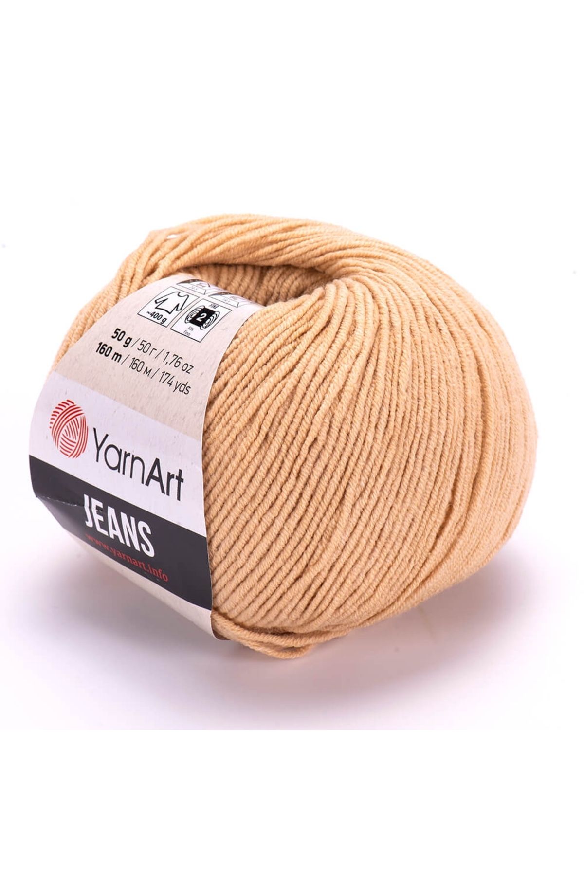 Yarnart-Yarn Art Jeans 07 Beige 3-Pack Amigurumi Knitting String Cardigan Knitting String Baby String Punch String 3-Pack 2