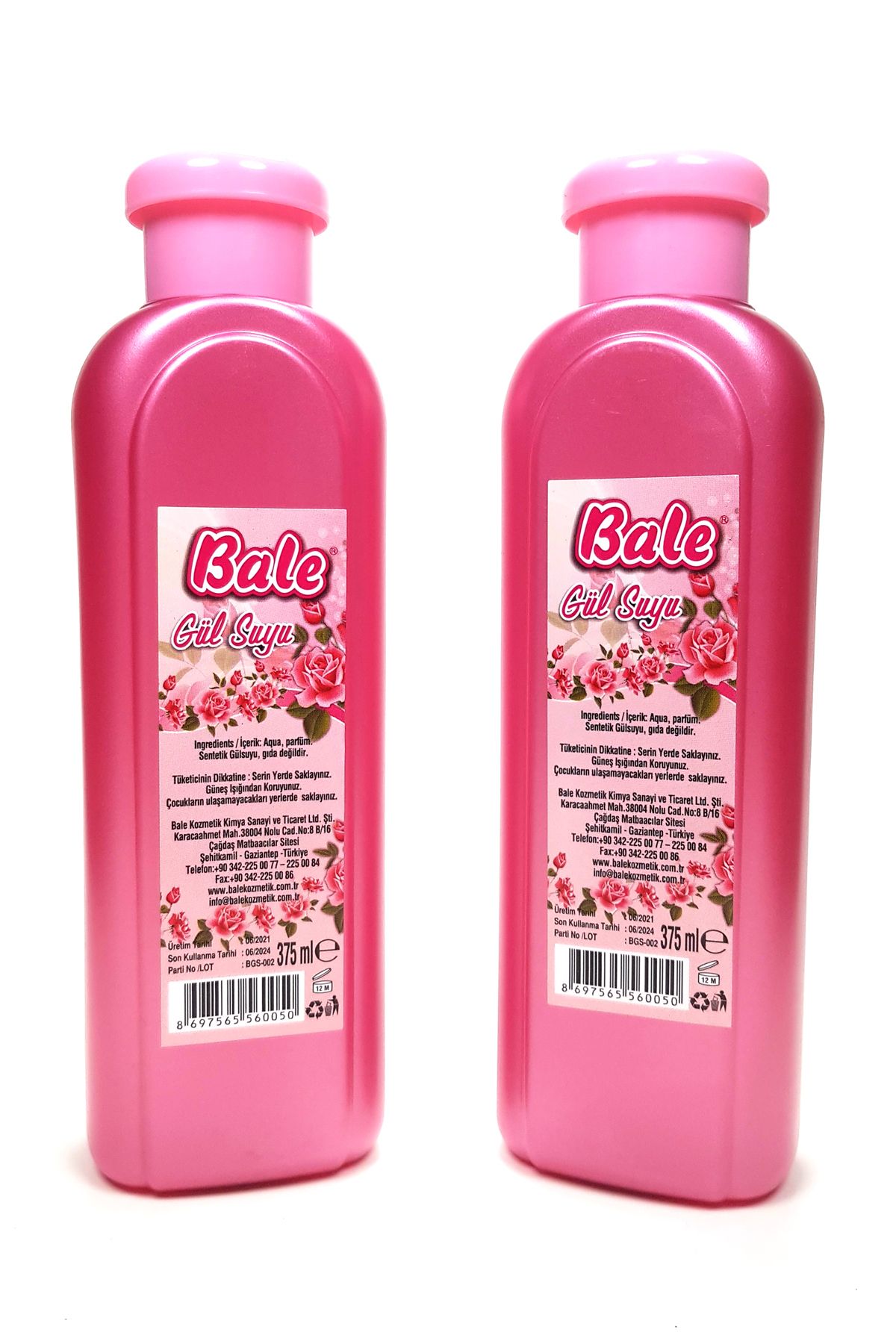 Balley 2 Adet Gül Suyu 2x375 Ml