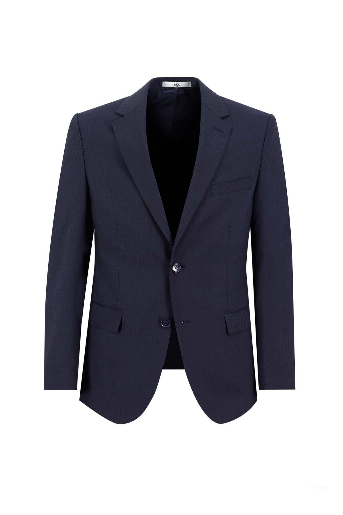 Kiğılı-Slim Fit Slim Fit Woolen Classic Striped Suit 2