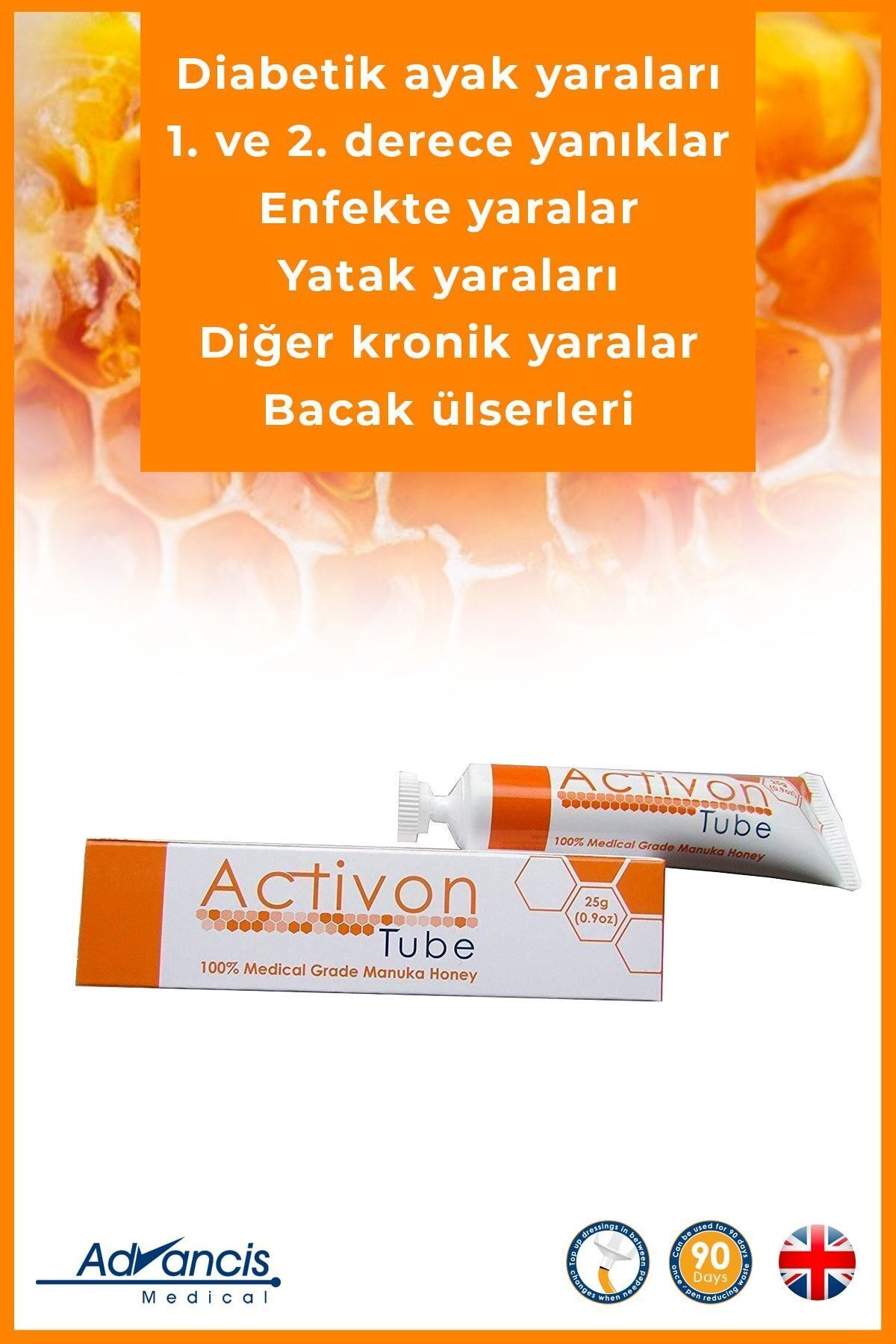 Advancis Medical UK Activon Tube-manuka Balı Yara Bakım Kremi 25 Gr