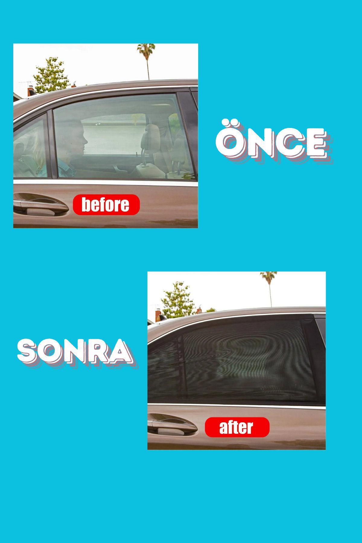 Daewoo Nubira 1997 - 2002 Sedan Uyumlu Yan Cam Güneşliği Ön Veya Arka görseli