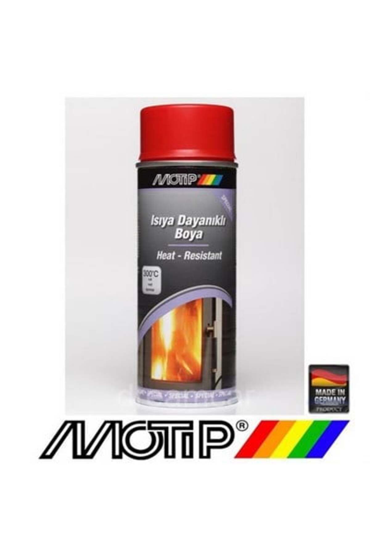 Motip 300°c Isıya Dayanıklı Kırmızı Boya 400 Ml. Made In Germany