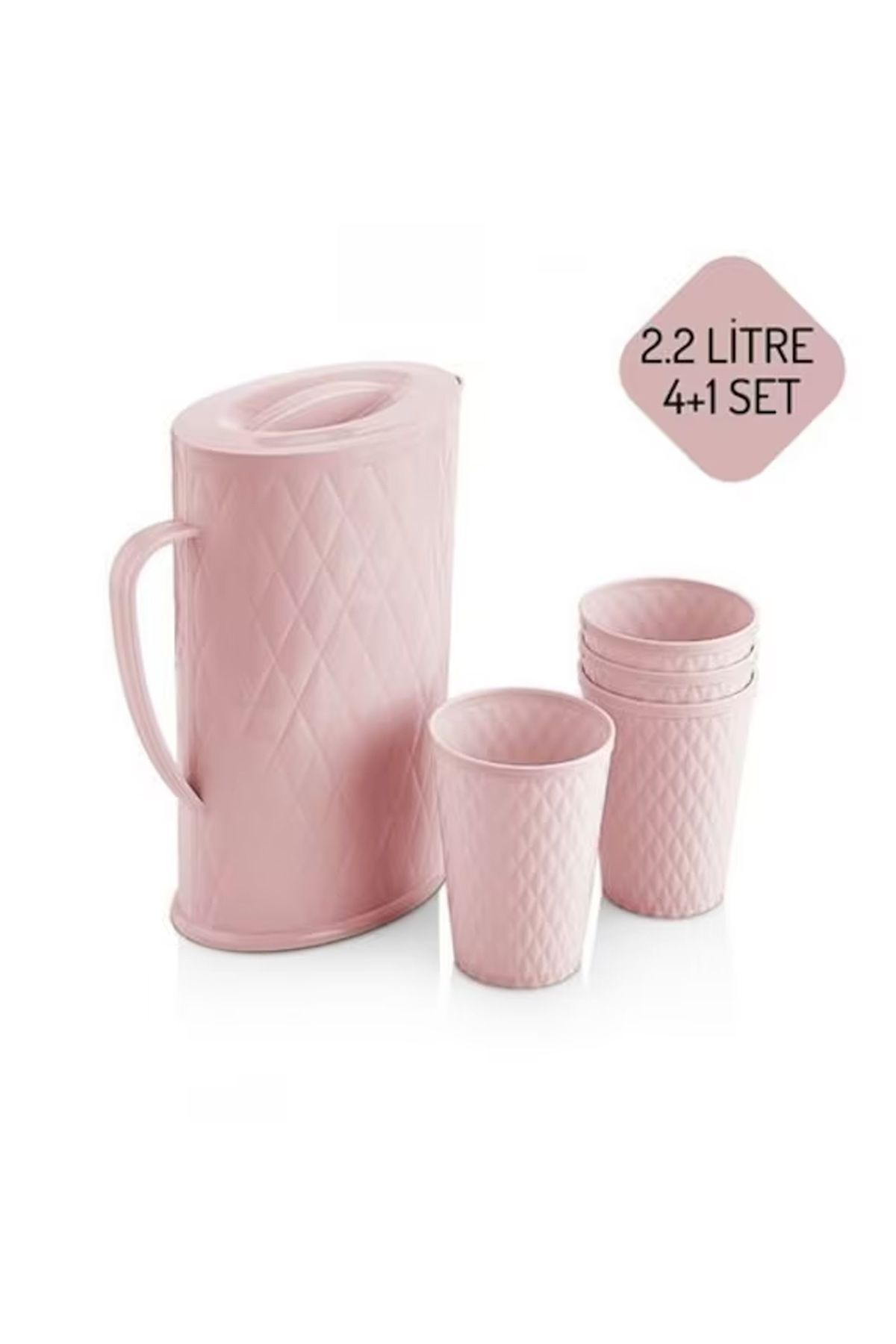 BirdoluSepet 4+1 Sürahi Ve Bardak Su Seti 2.2 Lt