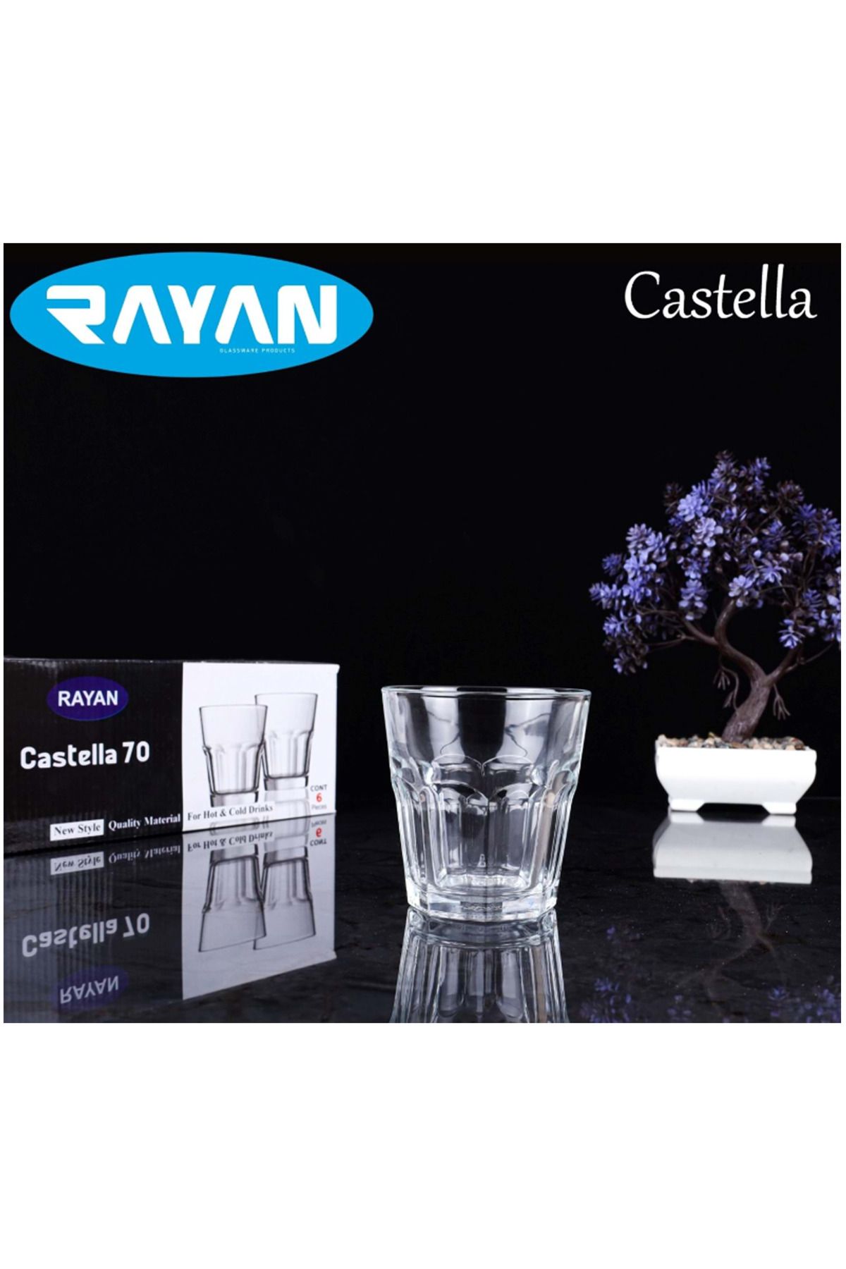 karadağsb Castila 70 6'Lı Su Bardağı Royaleks-81732