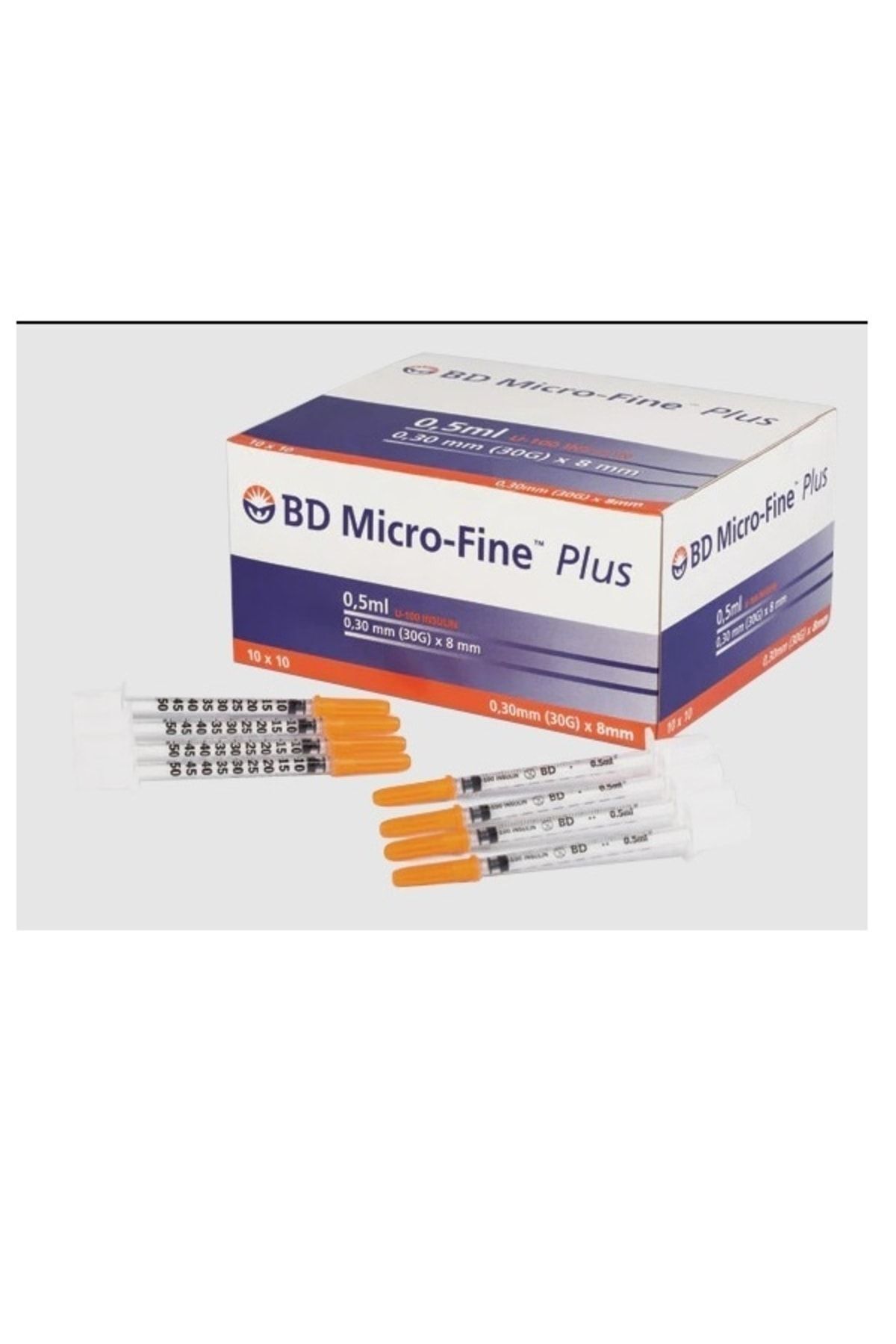 Bd Micro-fine™ Plus 0,5 Ml Insülin Enjektörü 100 Adet