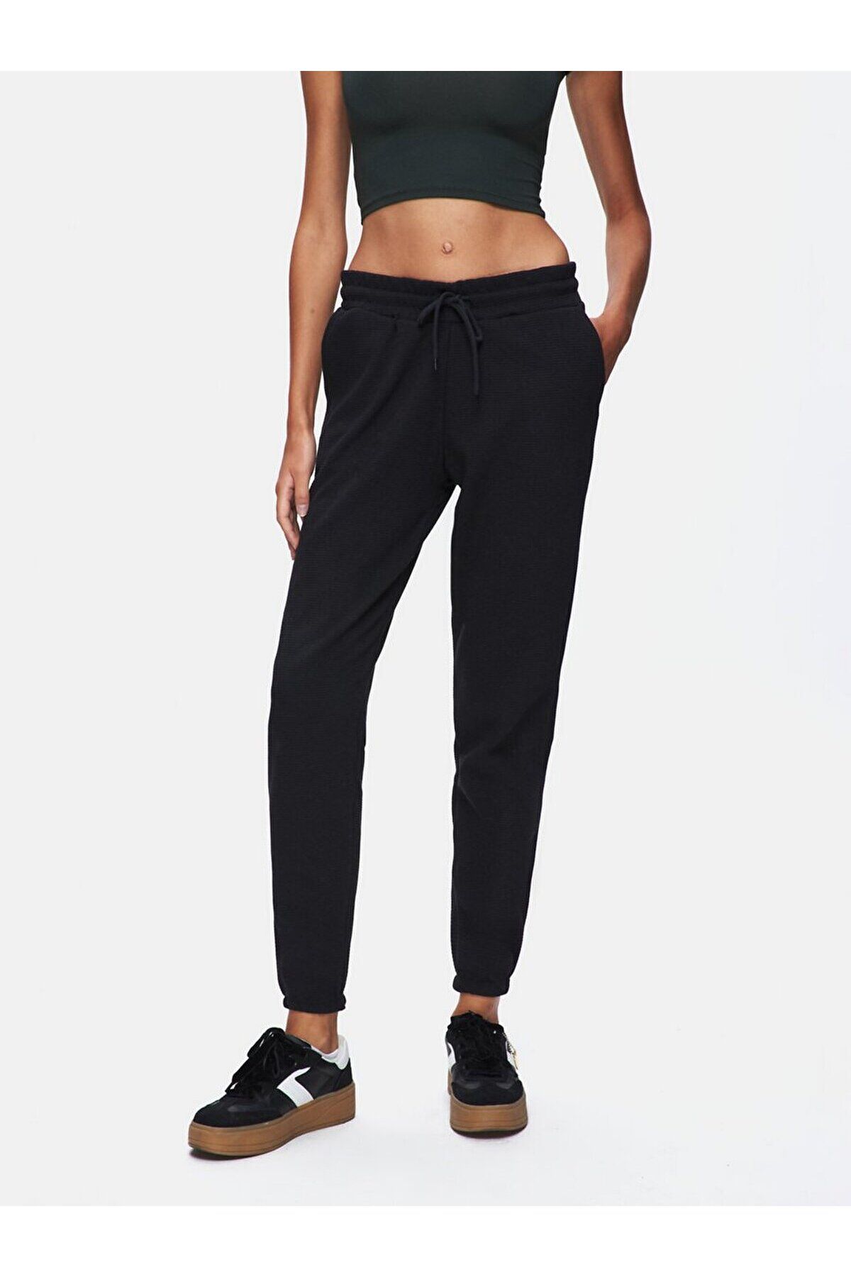 Ltb-Straight Jogger Regular Fit Black Tracksuit 2