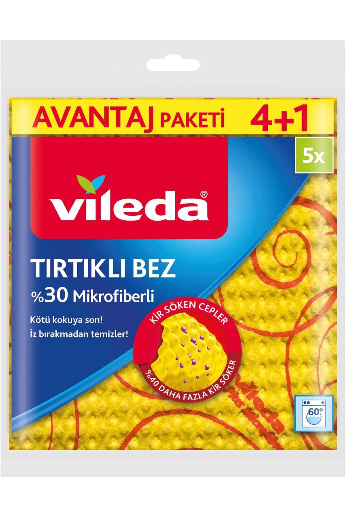 Vileda 4 Lü %30 Mikrofiberli Mutfak Bezi