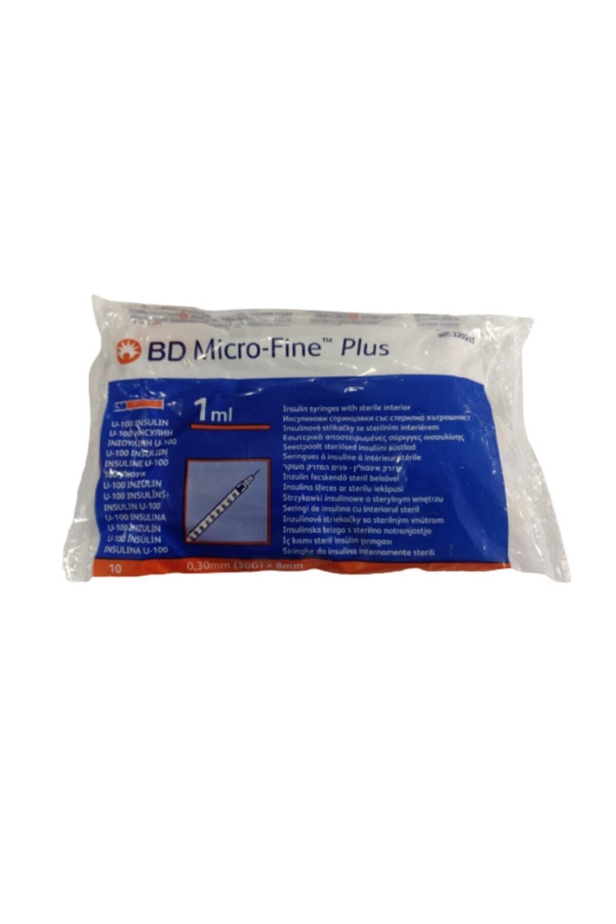 Bd Micro-fine Plus 1 Ml 10 Adet Insülin Enjektör (30g X 8mm)