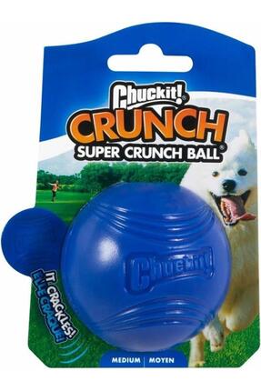 Chuckit ! Super Crunch Ball Hışırtılı Köpek Oyun Topu Orta Boy 6,5 Cm