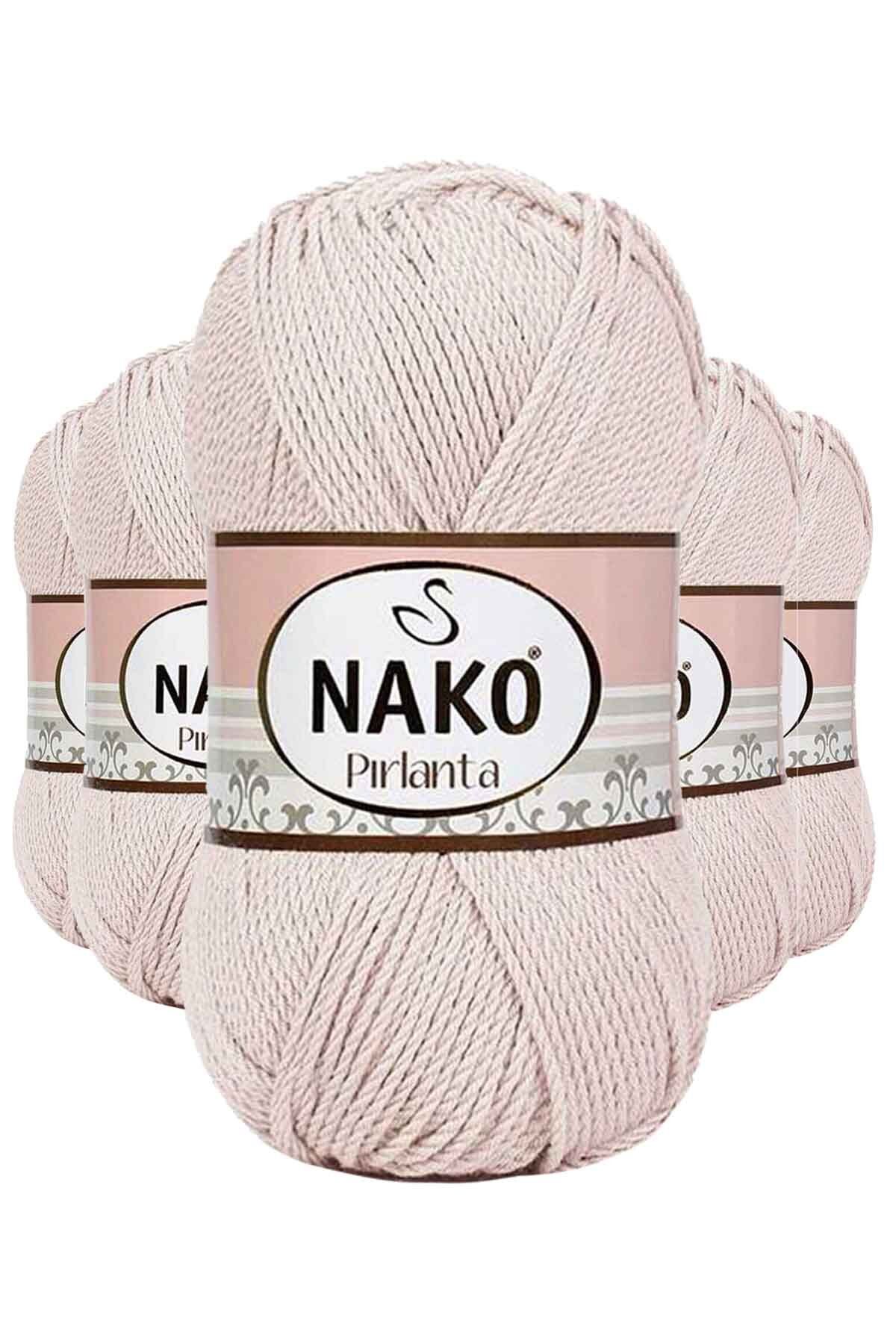 NAKO 5 Adet Pırlanta Amigurumi El Örgü İpi Yünü Bal Köpüğü 10889