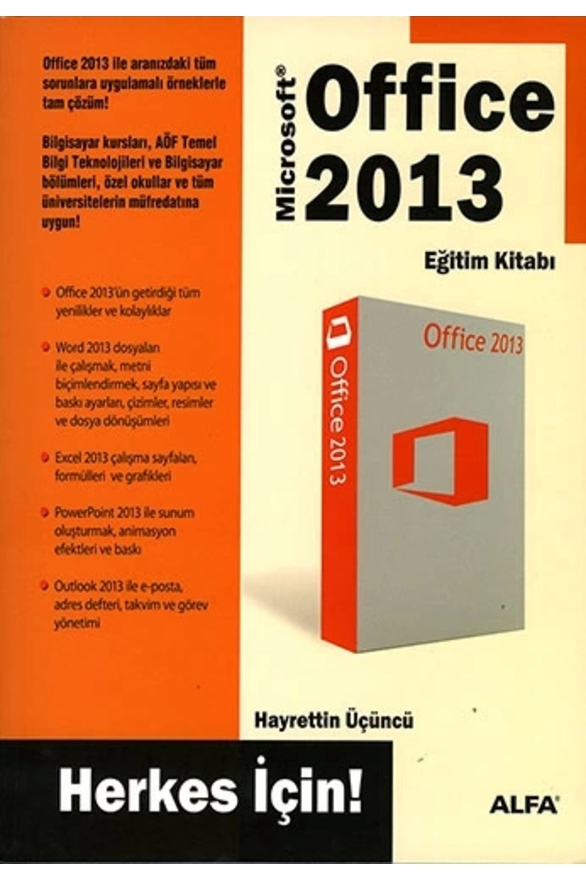 Zahrada Yayınları Office 2013 Eğitim Kitabı - Hayrettin Üçüncü / Alfa