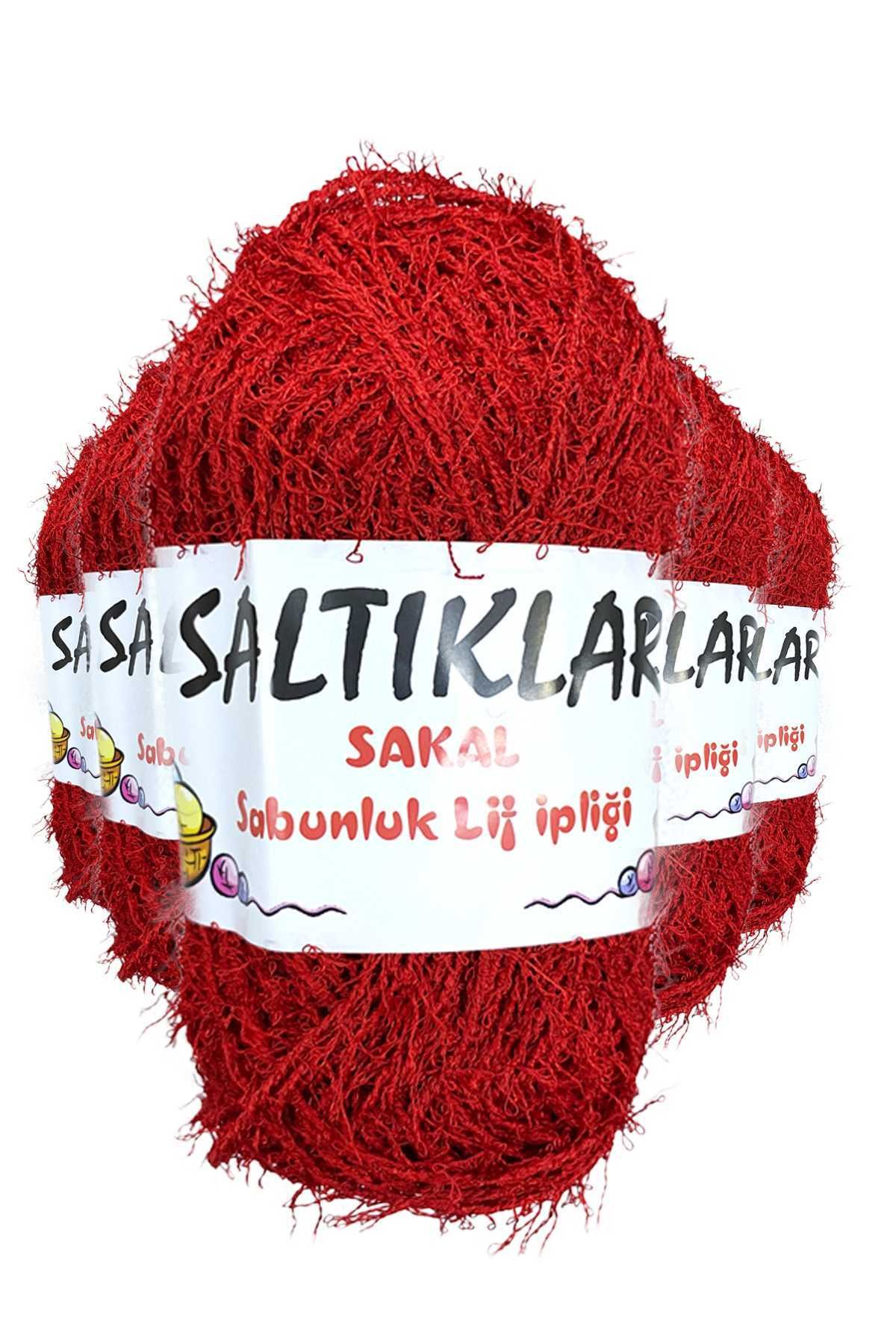 SALTIKLAR 5 Adet Sakal Sabunluk Lif İpliği 25