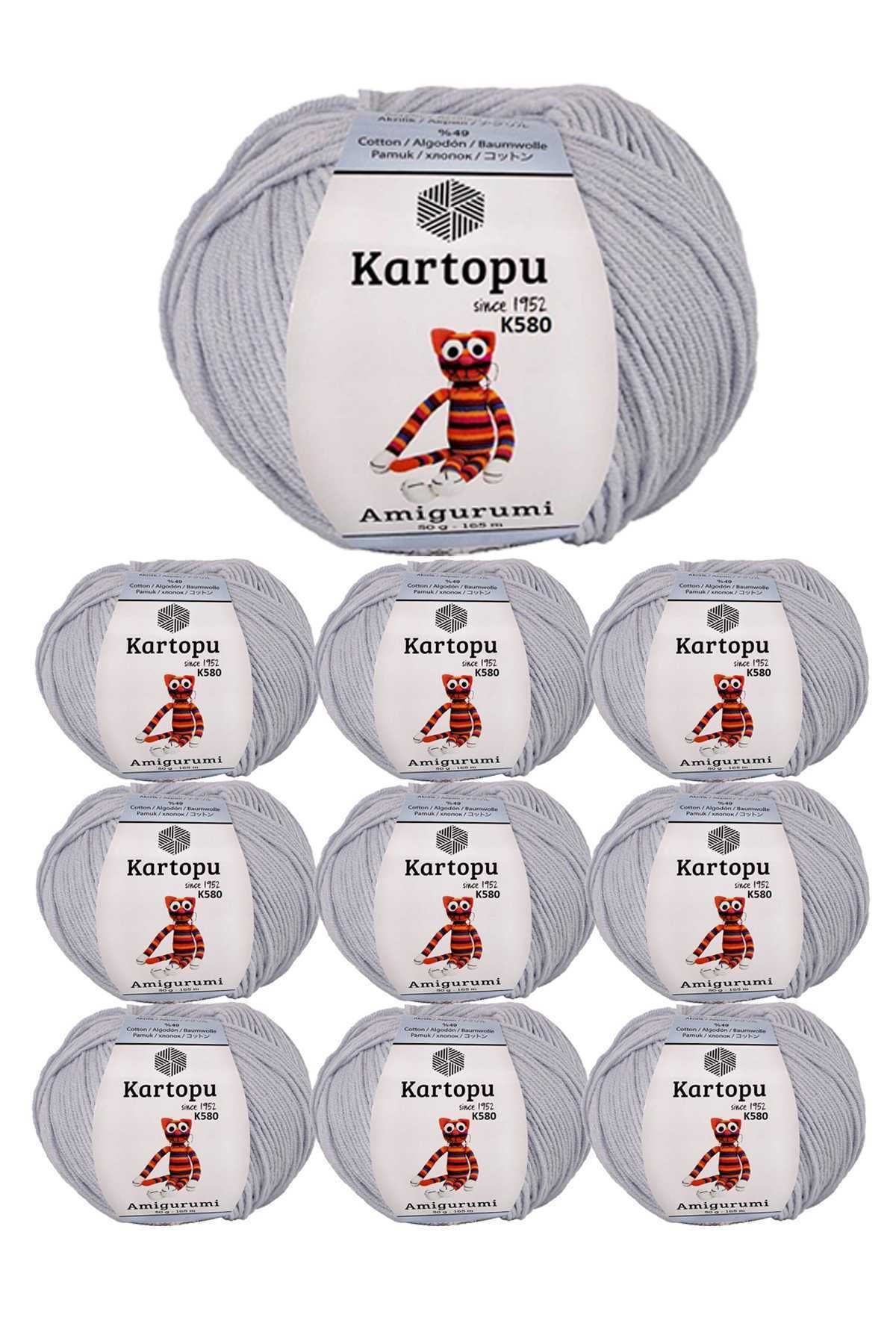 Kartopu 10 Adet Amigurumi El Örgü İpi 50gr 580