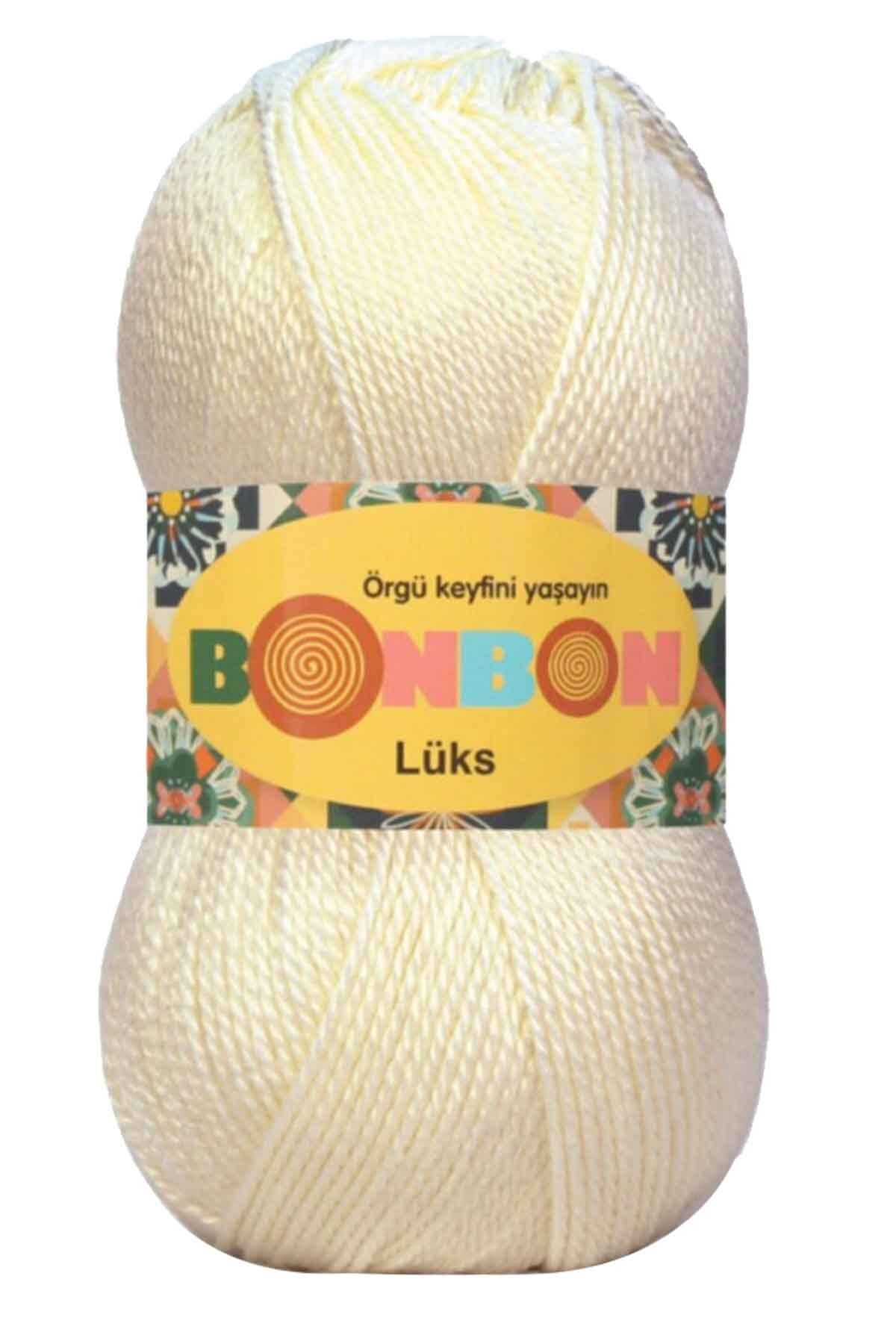 BONBON 1 Adet Lüks Patik İpi Yünü Krem 98223