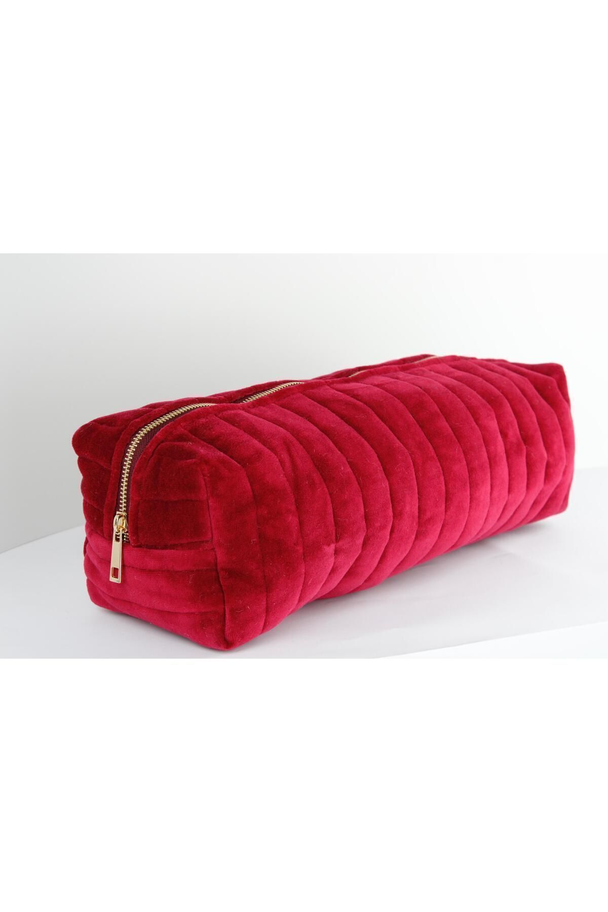 Geona-Cherry Hair Styling Bag - Dyson Airwrap/Airstrait Compatible - Mega Size Makeup Bag 3