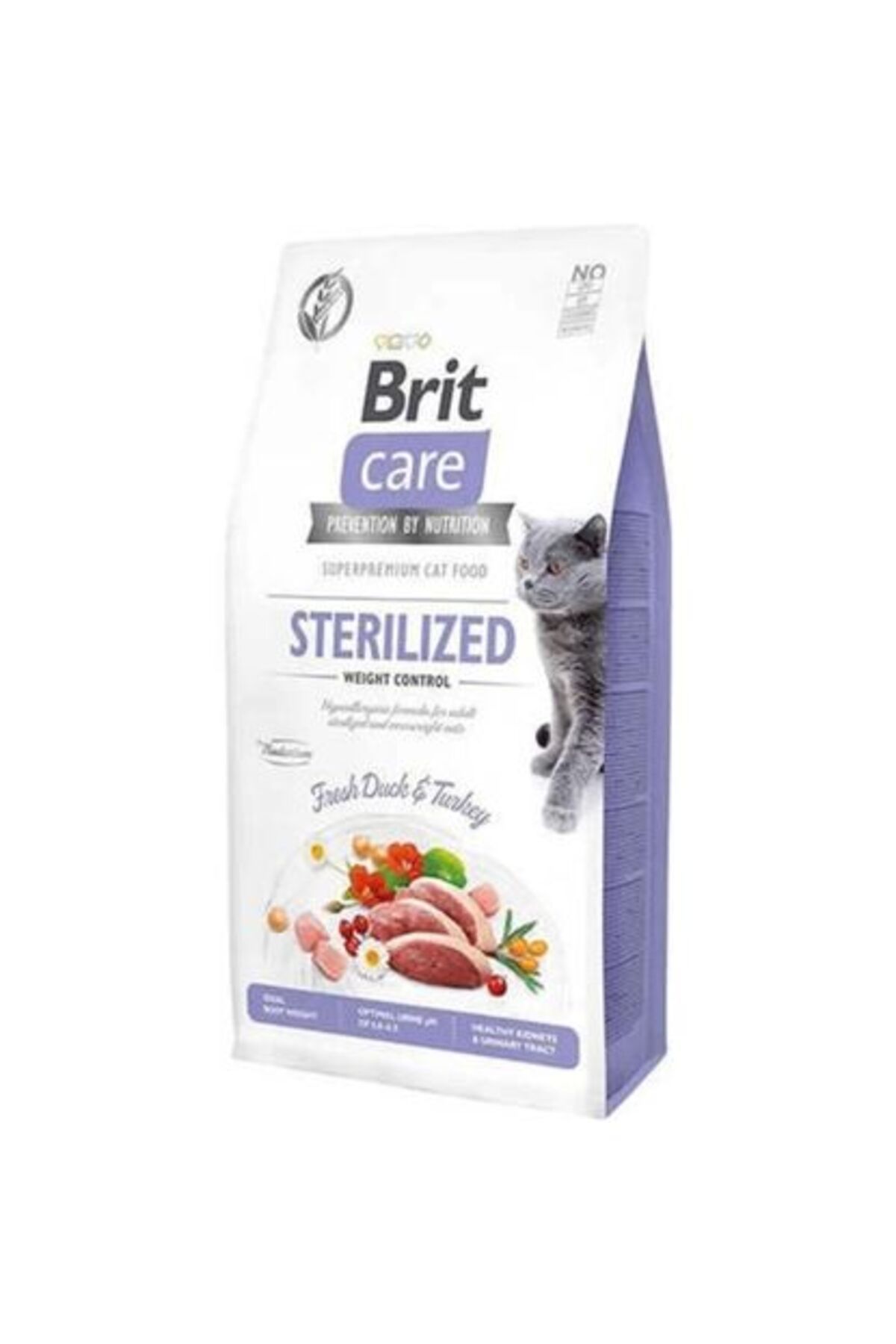 Brit Care Sterilized Weight Control Ördekli Kısır Diyet Kedi Maması 7 Kg