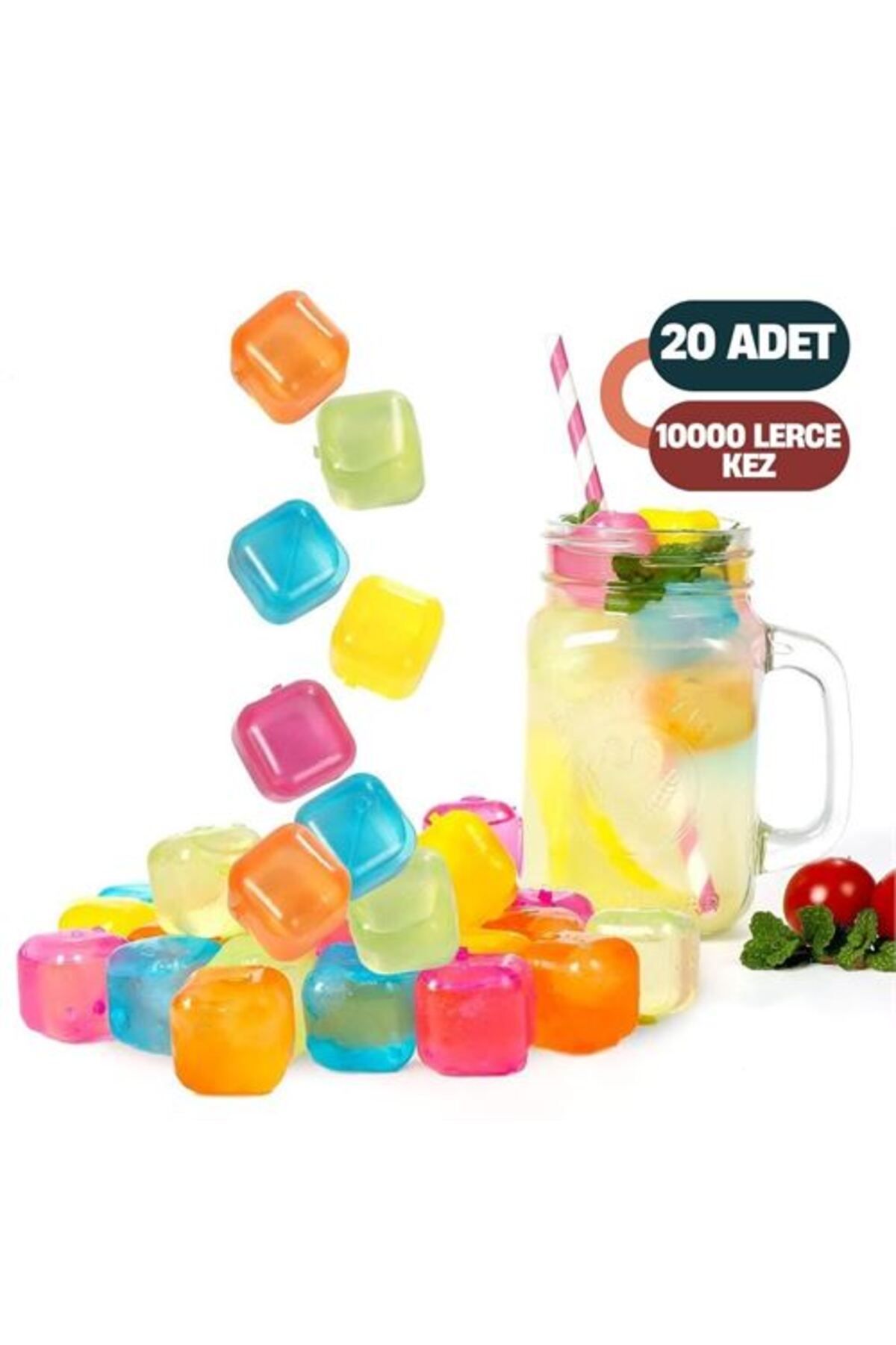 Ladesmedya Buz Küpü Sürekli Kullanım 20 ADET