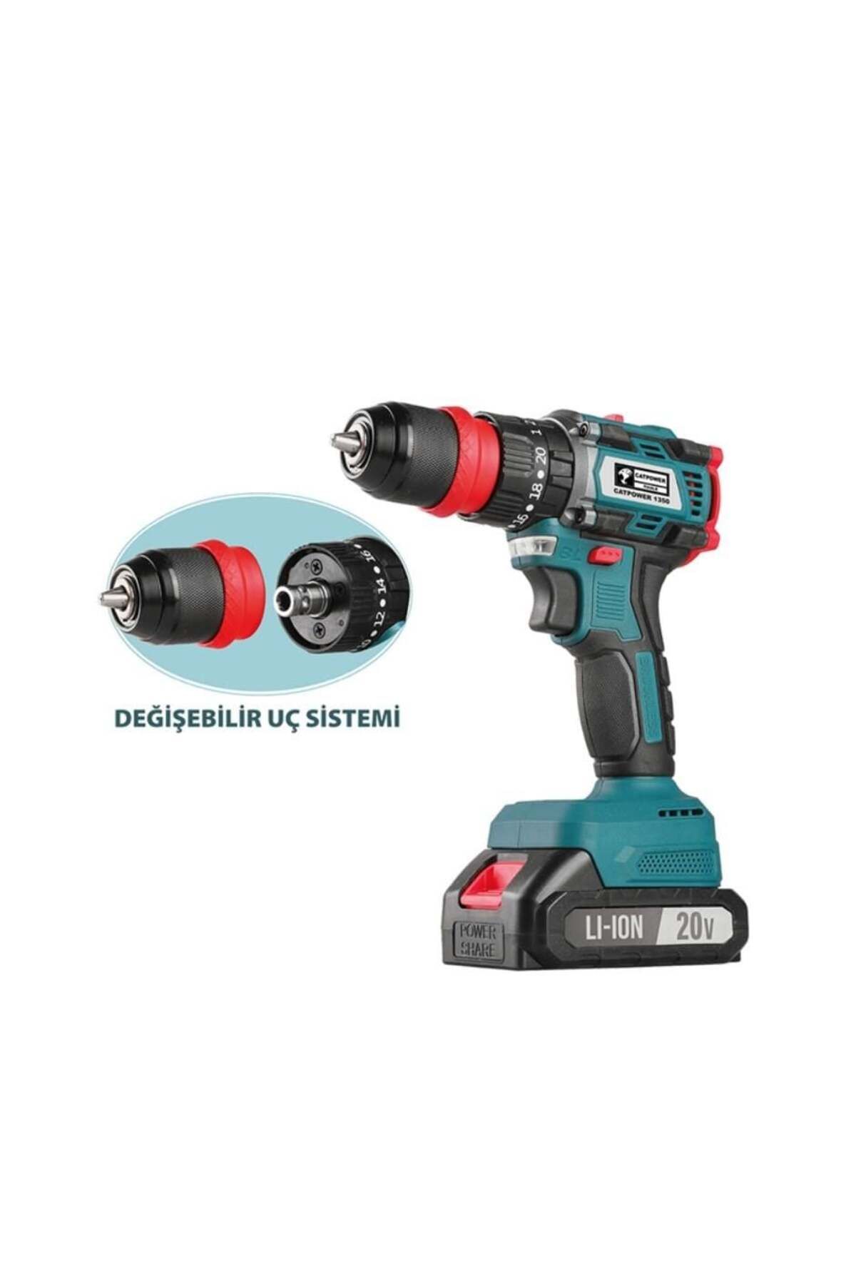 Angoravi 1350 Akülü Vidalama Makinesi 20 V 2,0 Ah