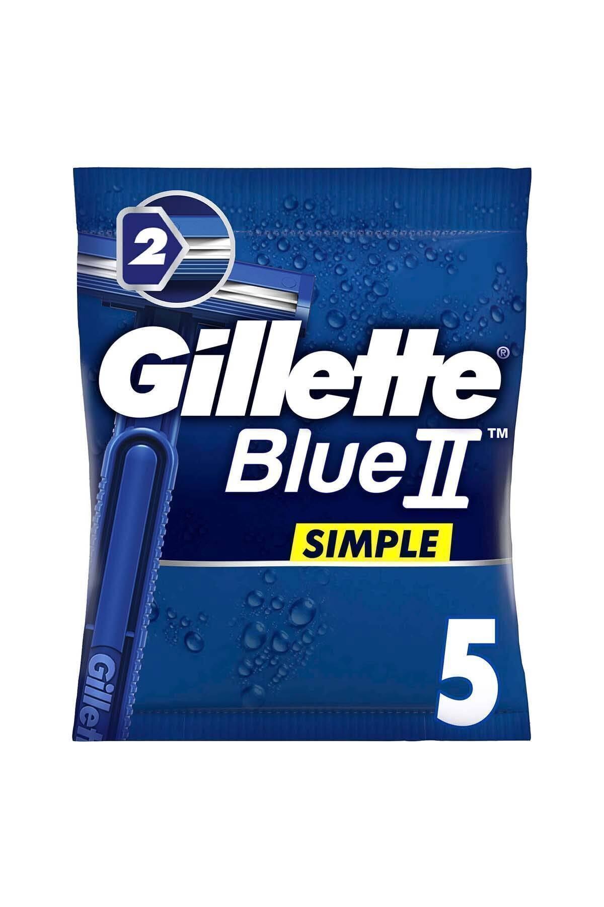 Gillette Blue2 Simple Kullan At Tıraş Bıçağı 5'li