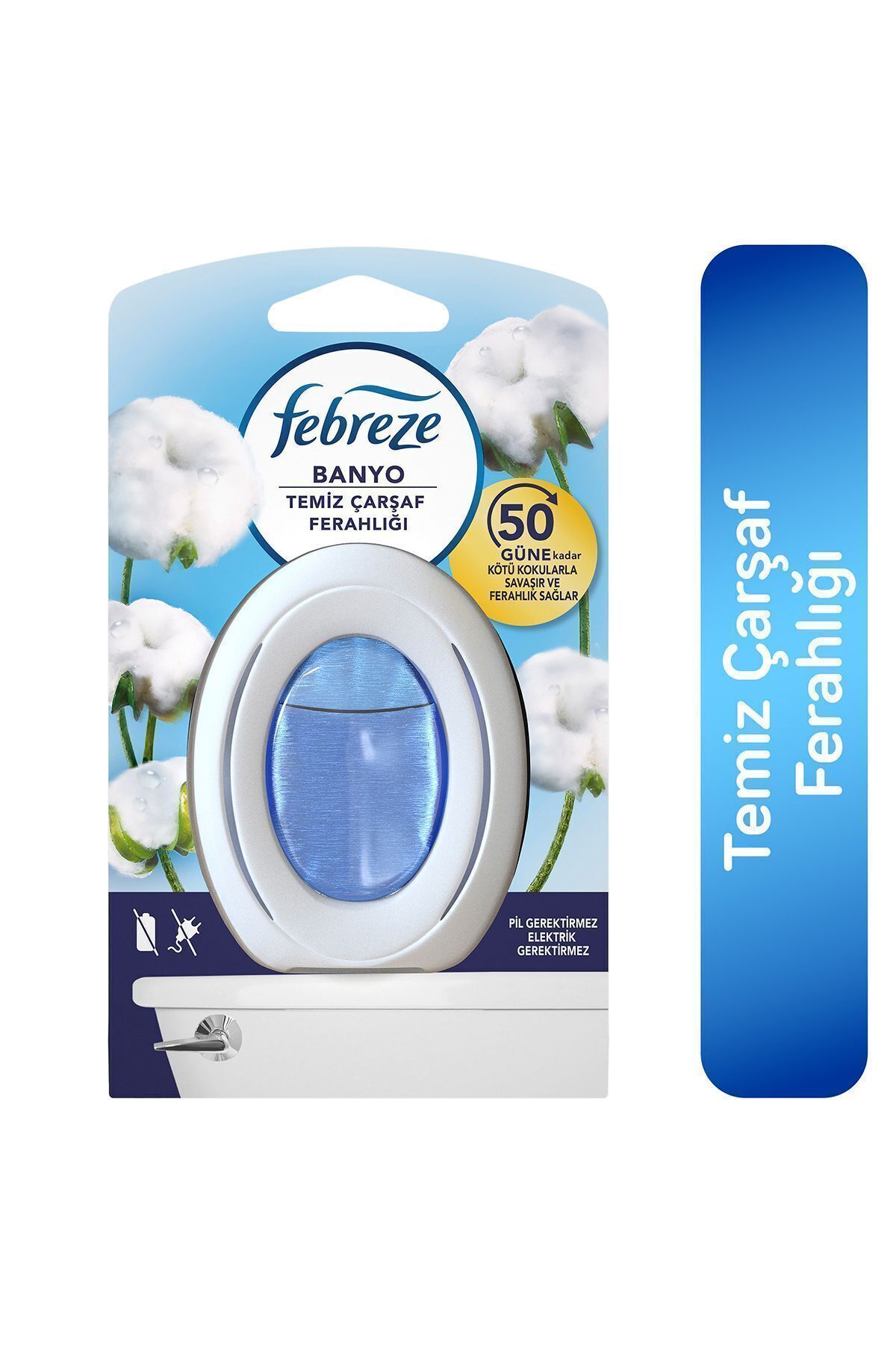 Febreze Hava Ferahlatıcı Banyo  Oda Kokusu Temiz Çarşaf Ferahlığı