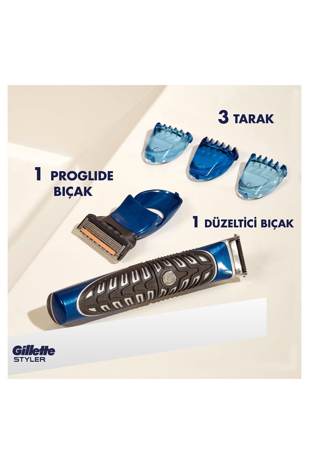 Gillette Fusion Proglide Styler 3'ü 1 Arada Tıraş Makinesi (TIRAŞ, ŞEKİLLENDİRME VE DÜZELTME)-4