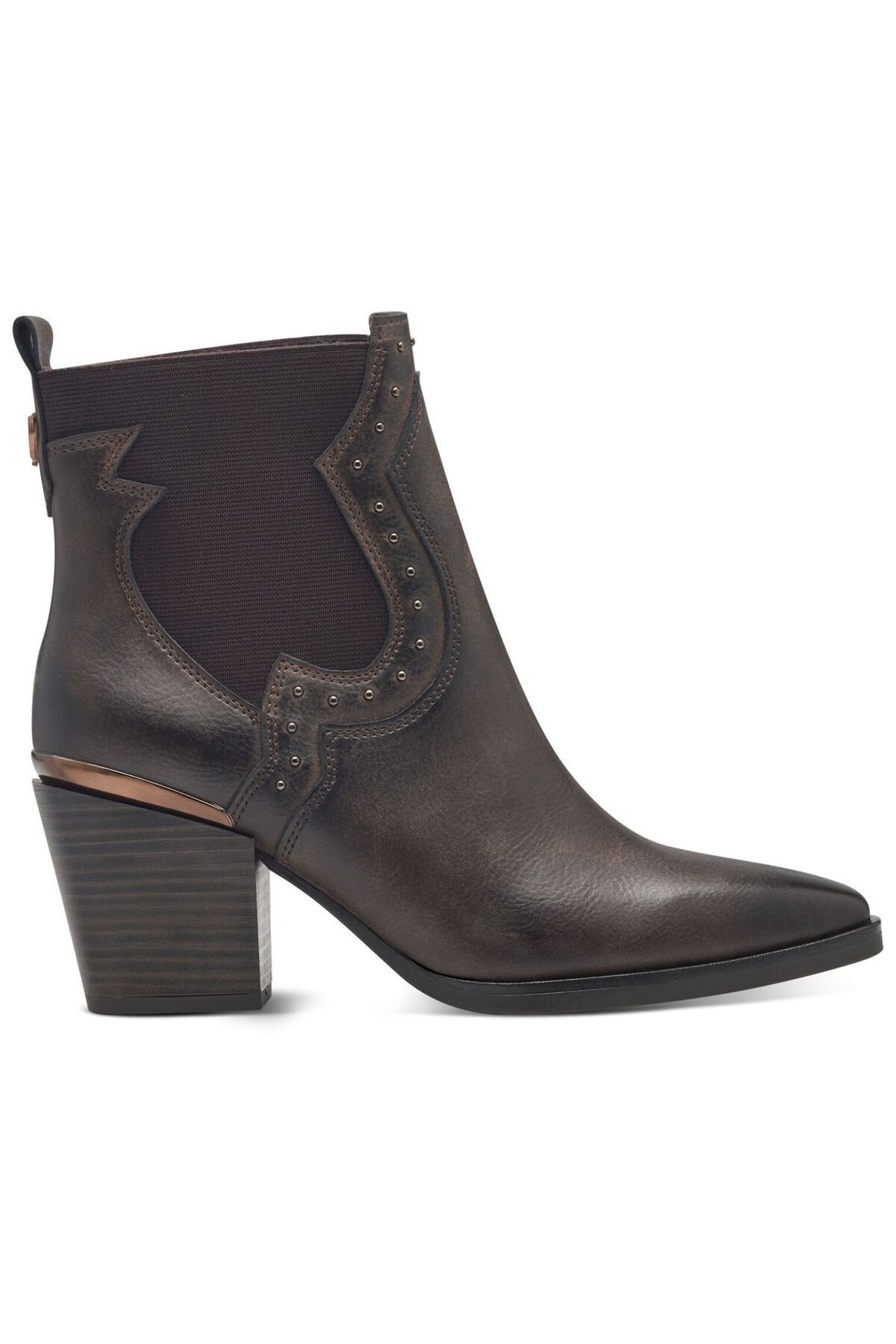 Marco Tozzi-Ankle Boots - Brown - Block 6