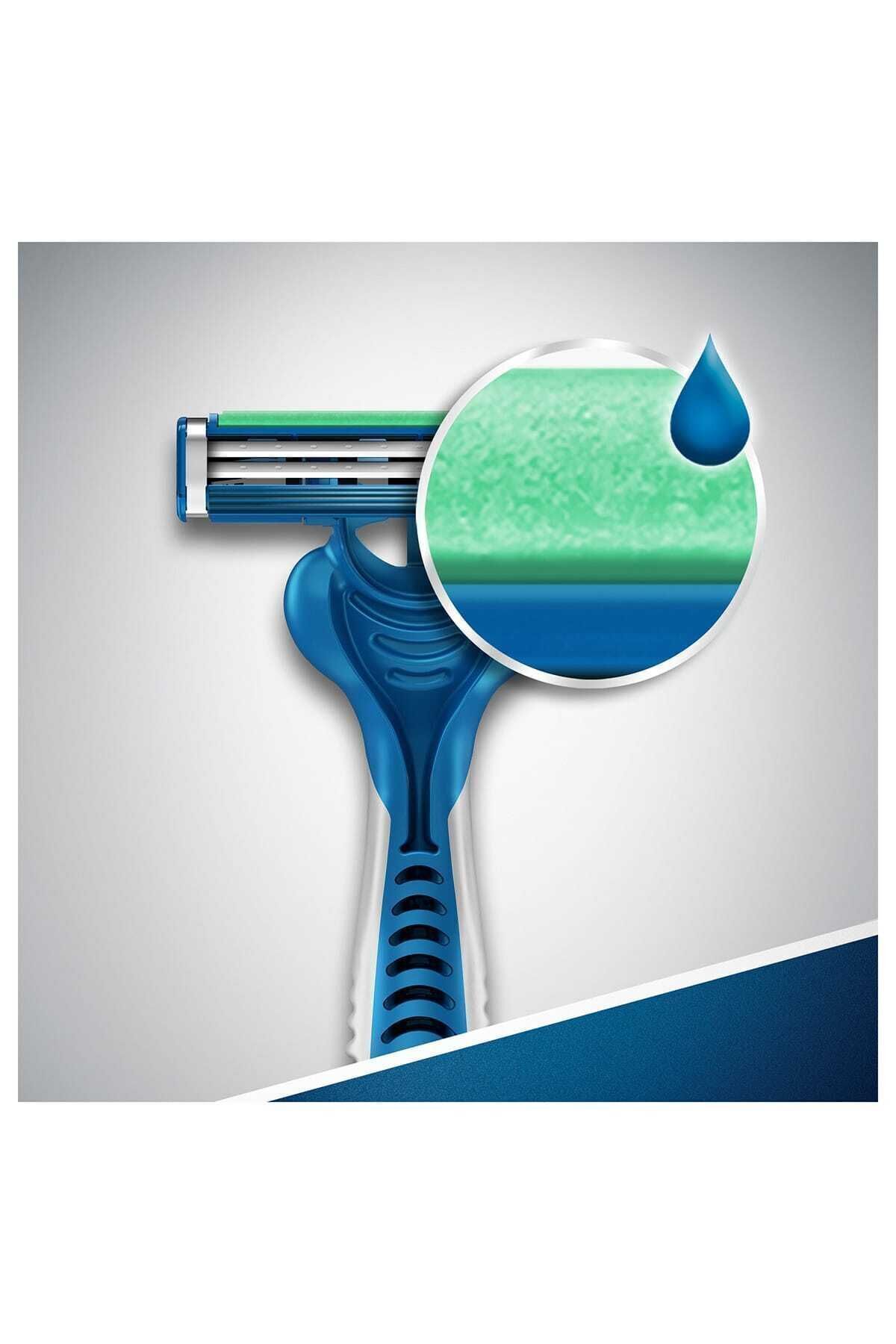Gillette-ماكينة حلاقة بلو 2 ماكسيموم للاستعمال مرة واحدة 8 قطع 8