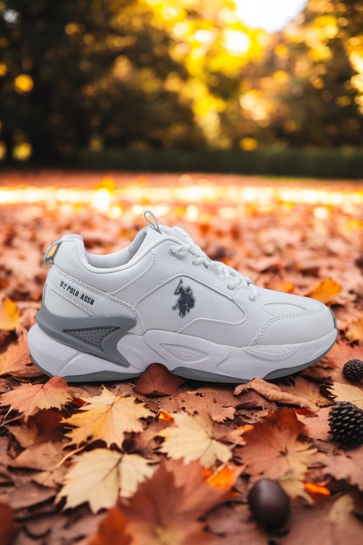 U.S. Polo Assn. Adidași De Damă Cu Șireturi, Concepute Pentru Activități De Mers Și Alergare Femeie - 37