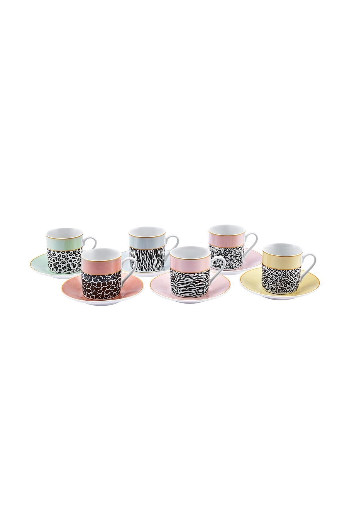 Karaca-Bali 6-Person Coffee Cup Set 80 Ml 6