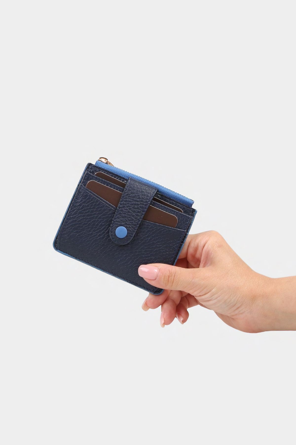 Milian's-3765 Model Milian's - Genuine Leather, Small Size, Multi-Card Holder Horizontal Wallet 5