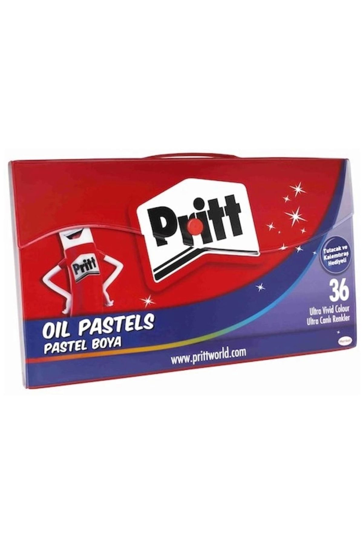 Pritt 36’lı Pastel Boya - Çantalı Ambalaj