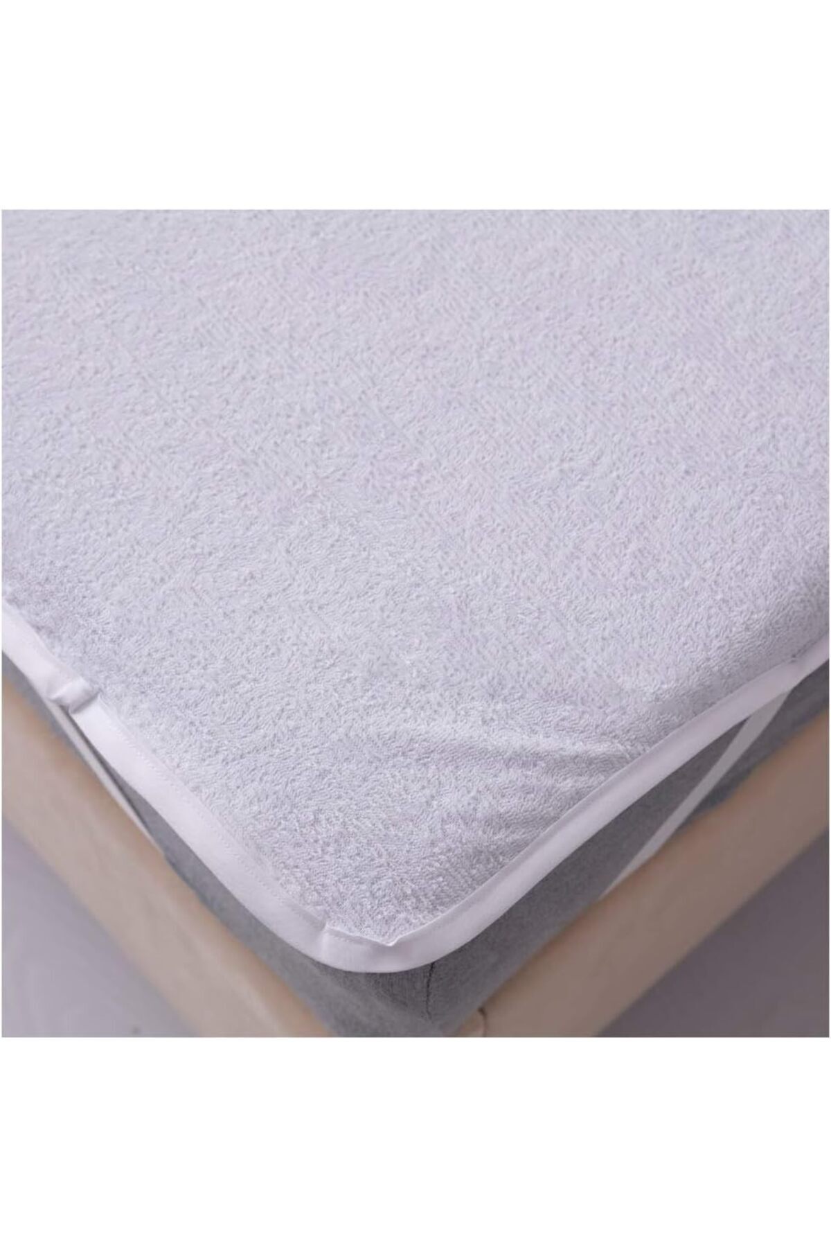 Maki Home-Four-Corner Elastic Liquid-Proof Towel Mattress Protector Mattress Pad 7