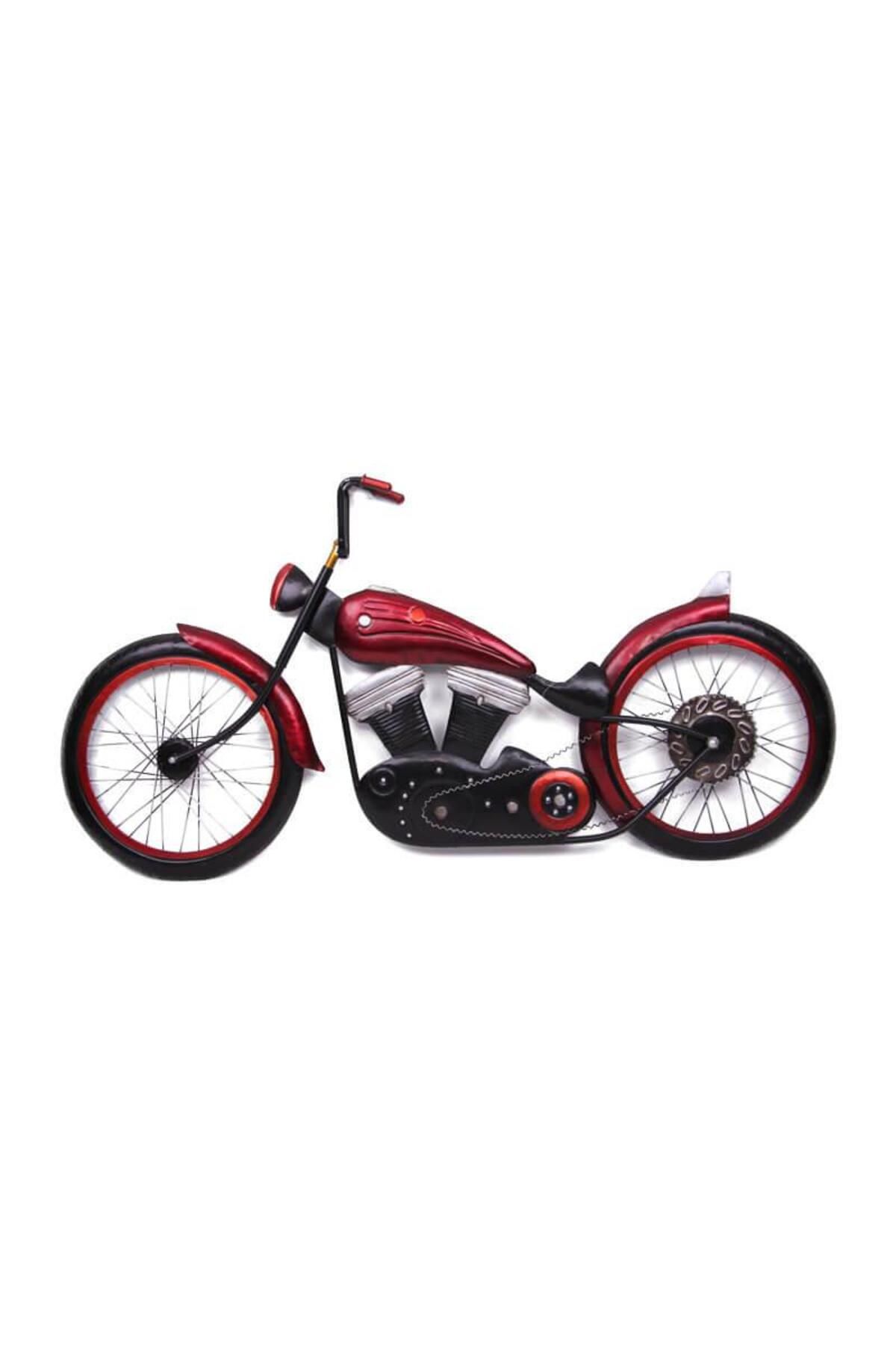 LiderGlobal Motorsiklet Pano Vintage Dekoratif Ev Ofis Hediyelik