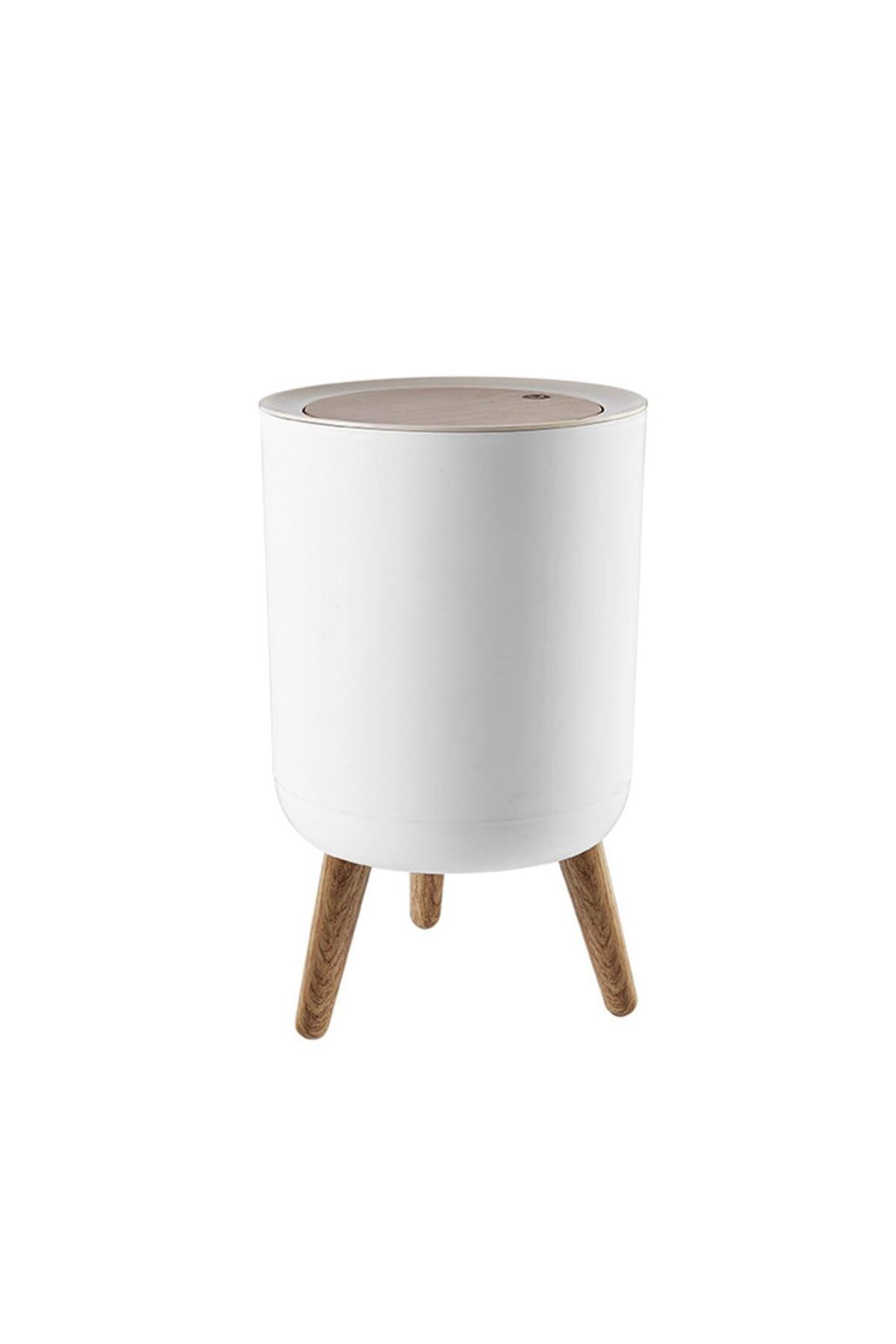 MIBRU-Trash can 7L wooden legs 1